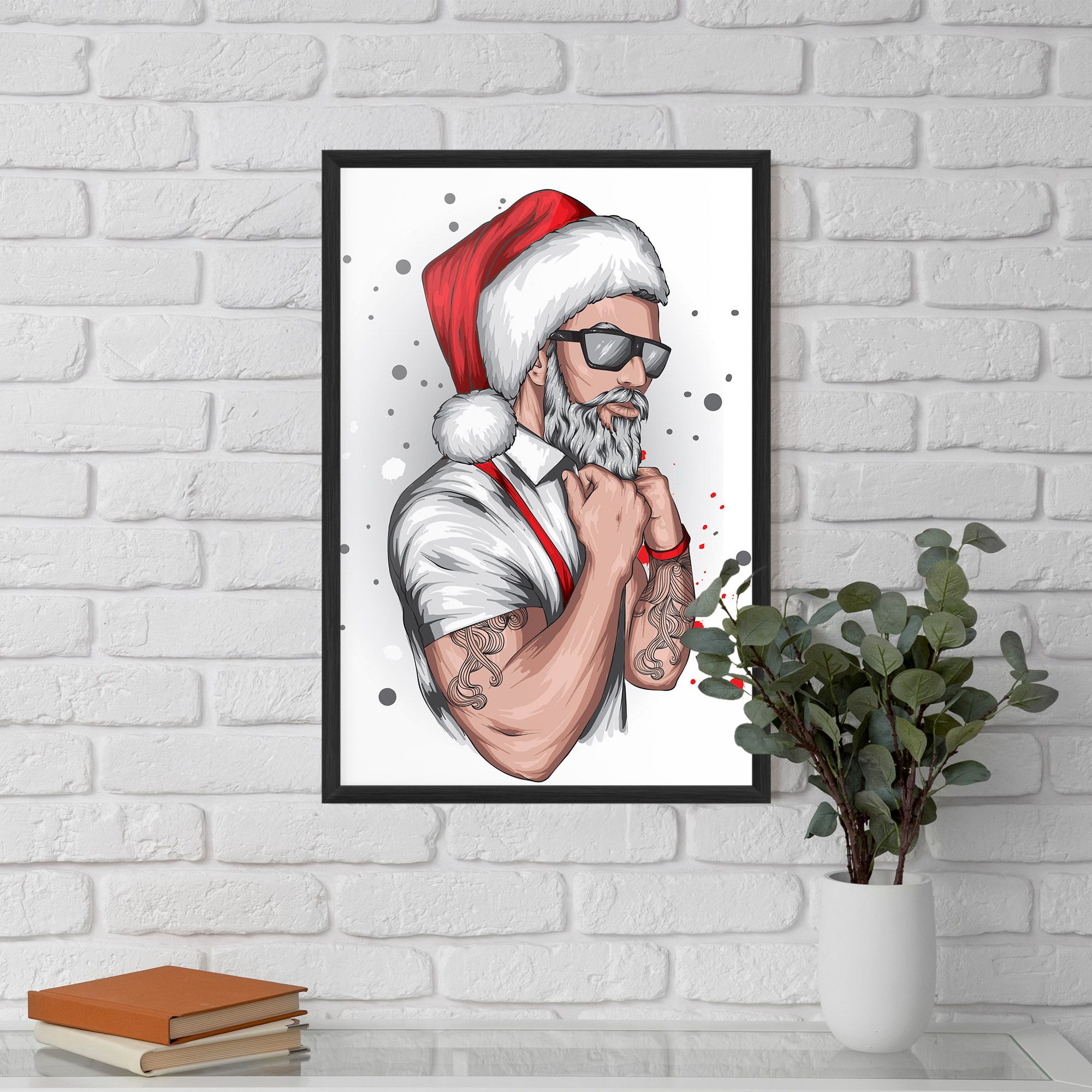 Tattoo Santa mockup 5