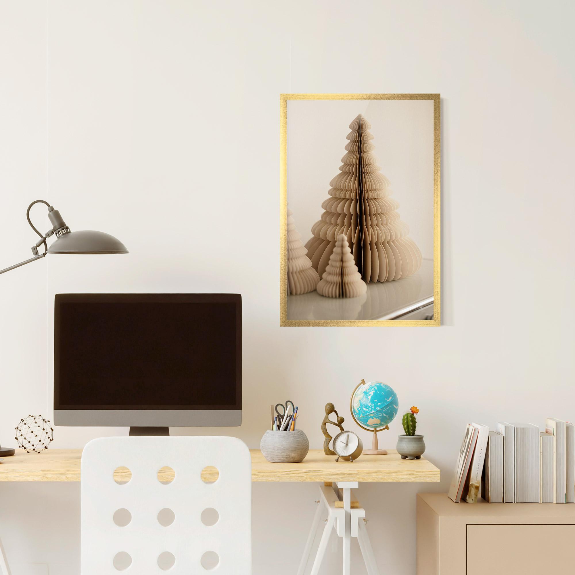 Keretezett Poszter Paper Tree mockup 6