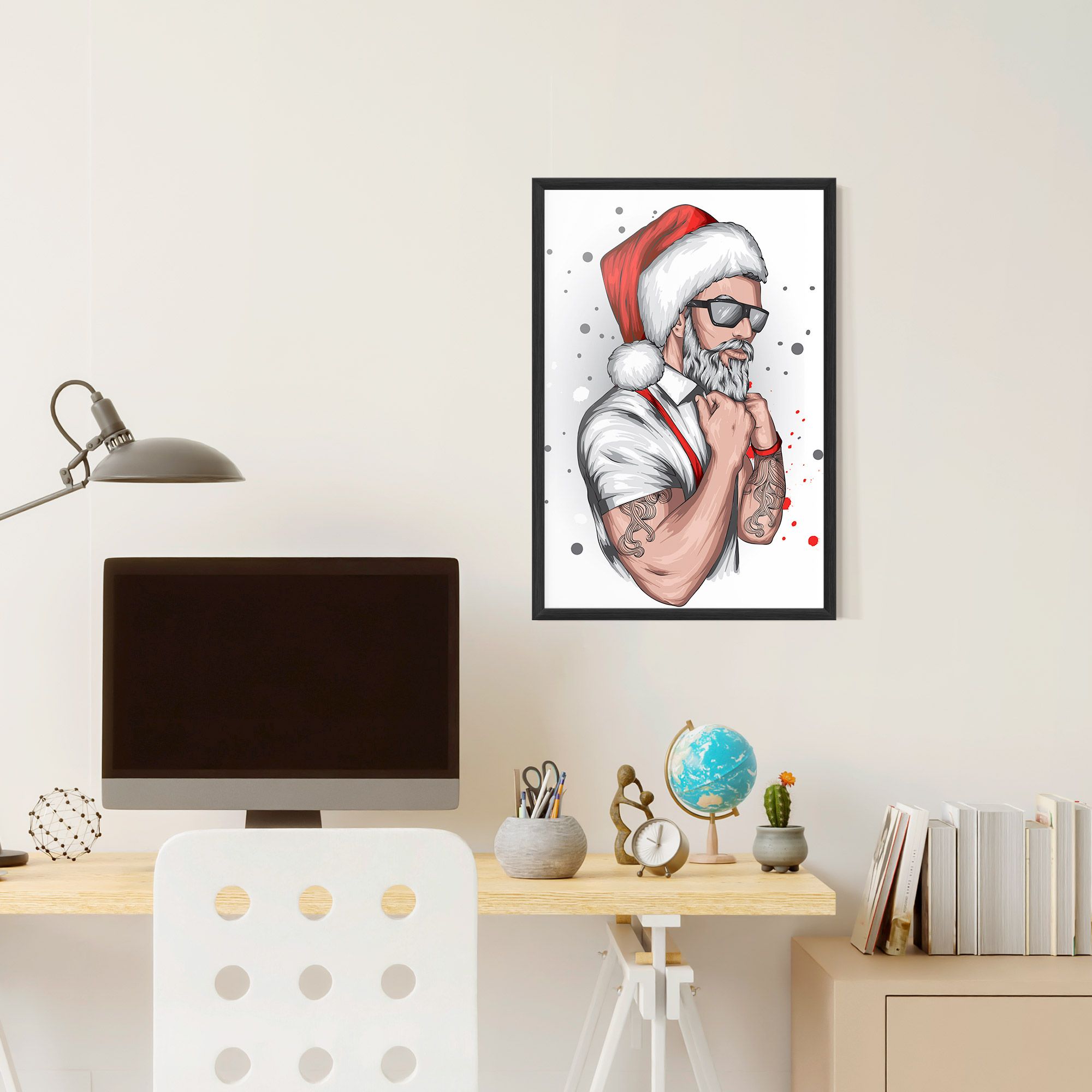 Tattoo Santa mockup 6