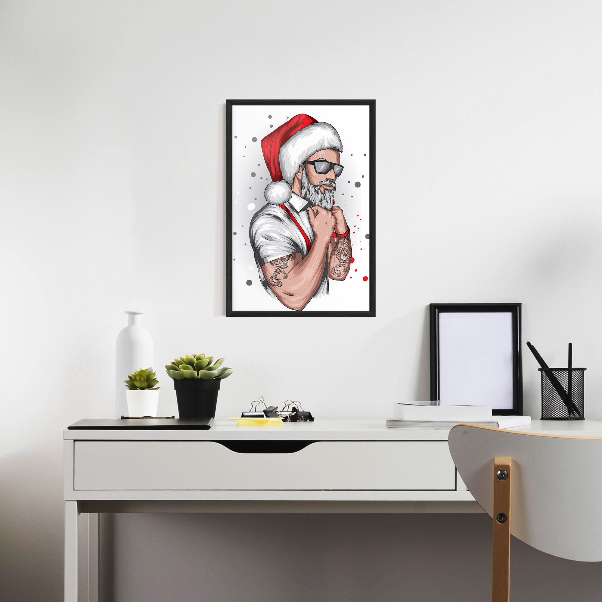 Tattoo Santa mockup 7