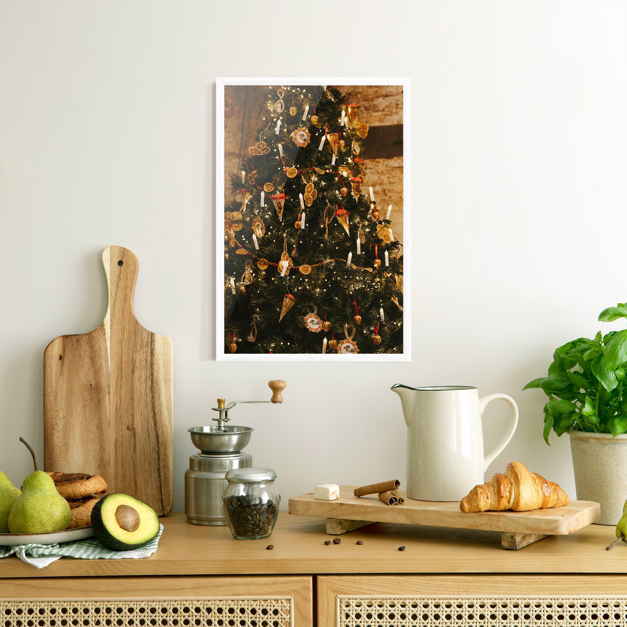 Orange Christmas Decor mockup 8