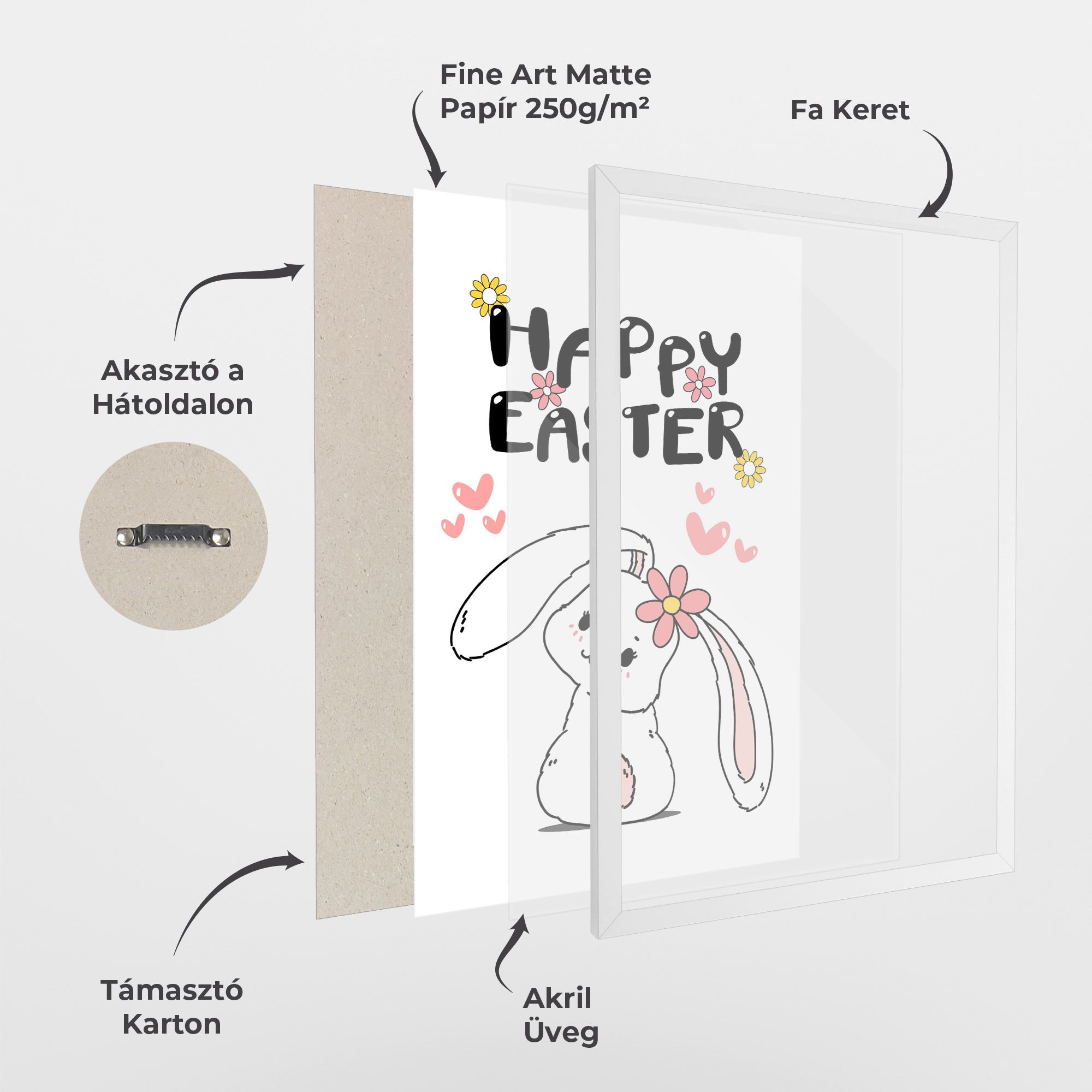 Cute Spring Bunny mockup 1