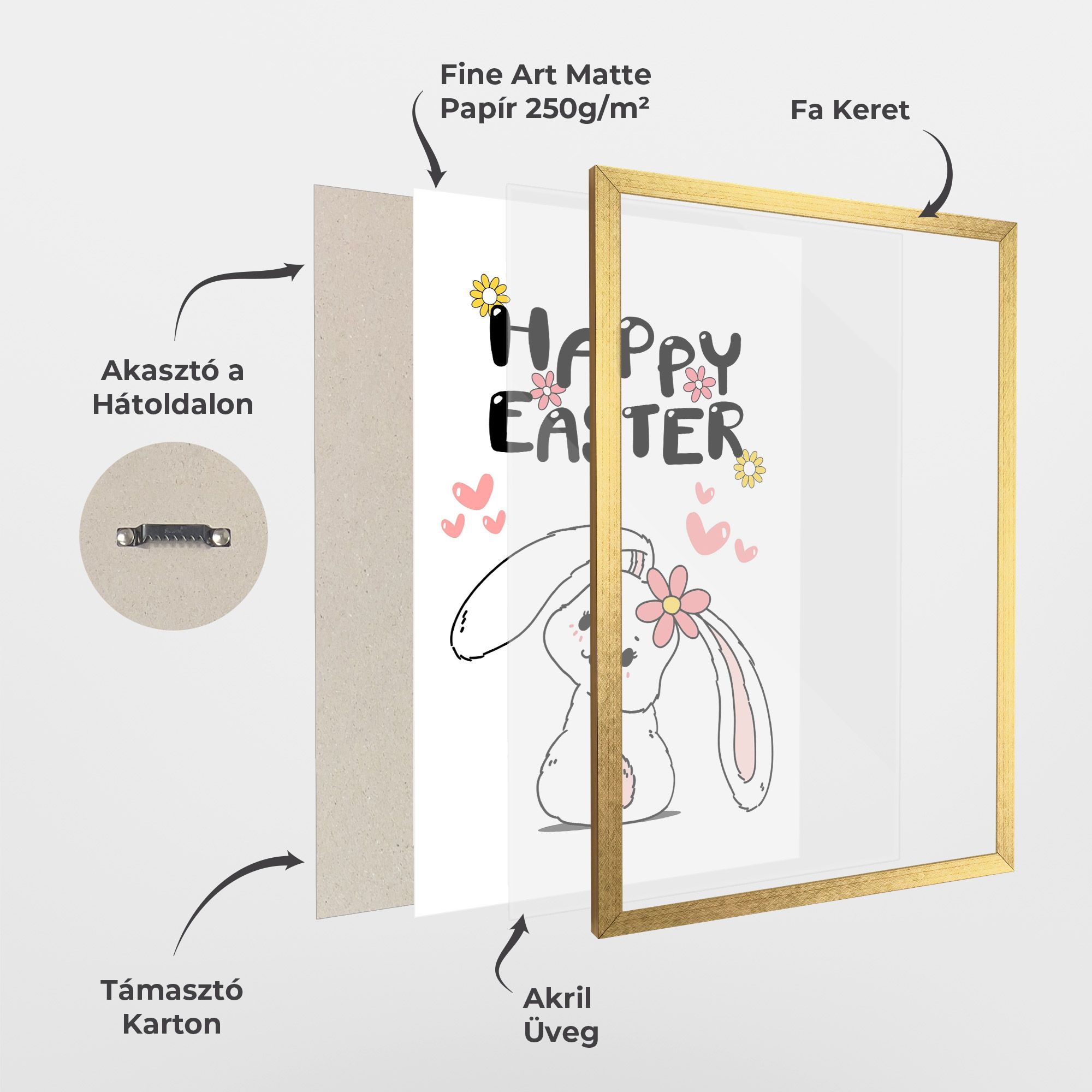 Cute Spring Bunny mockup 1