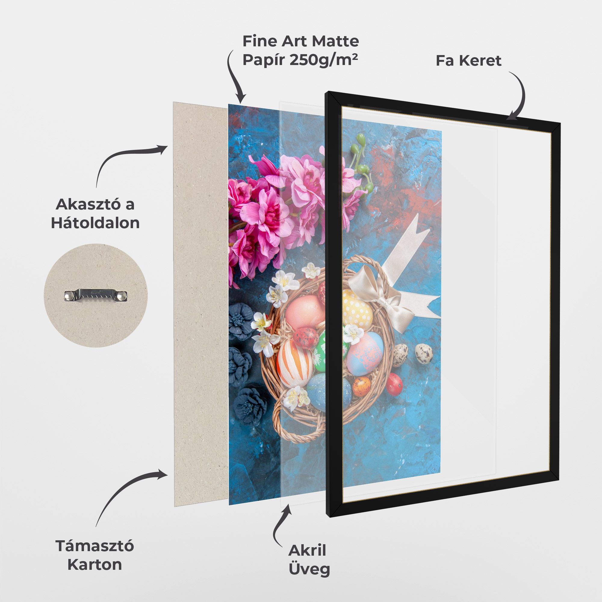 Colored Easter Eggs mockup 1