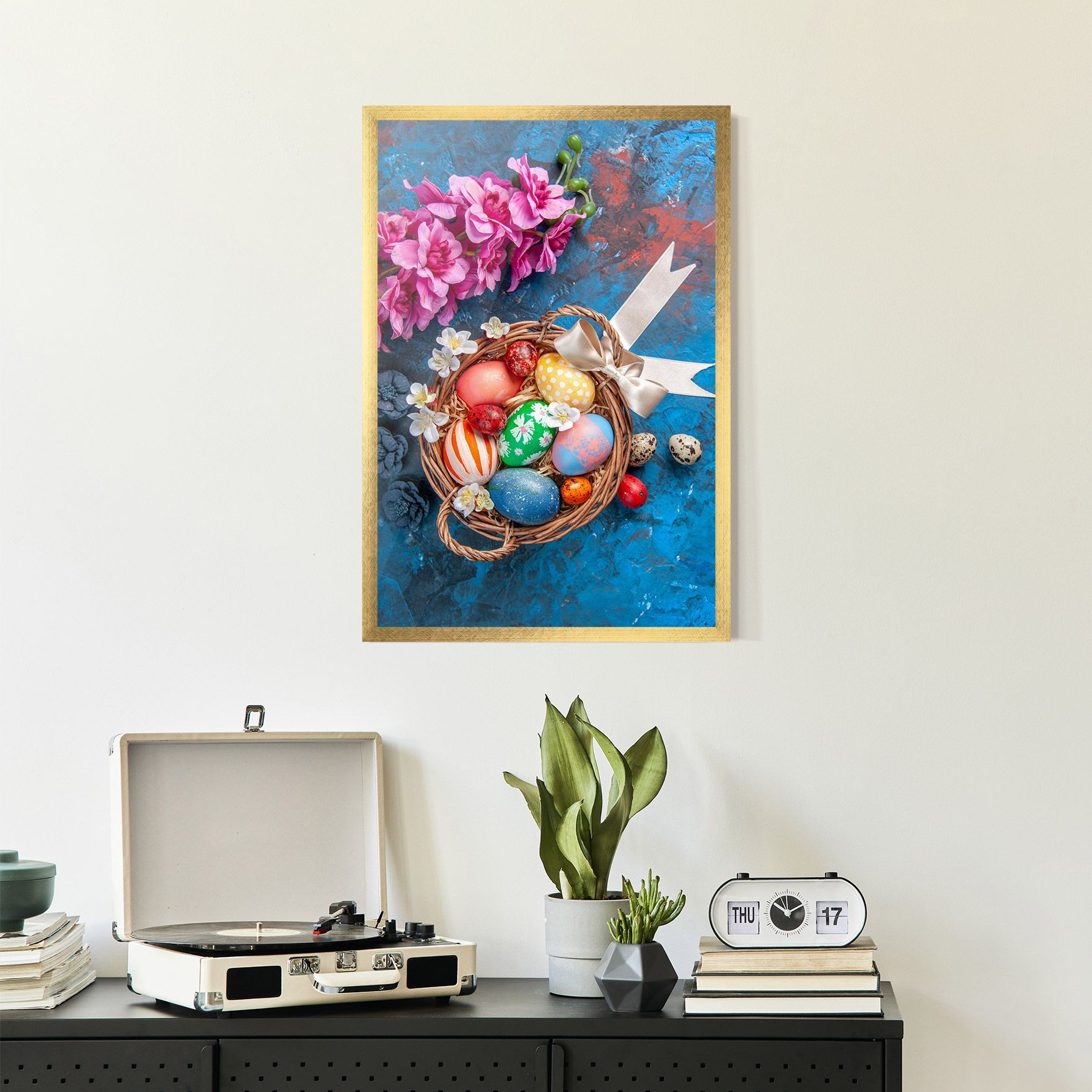 Colored Easter Eggs mockup 2