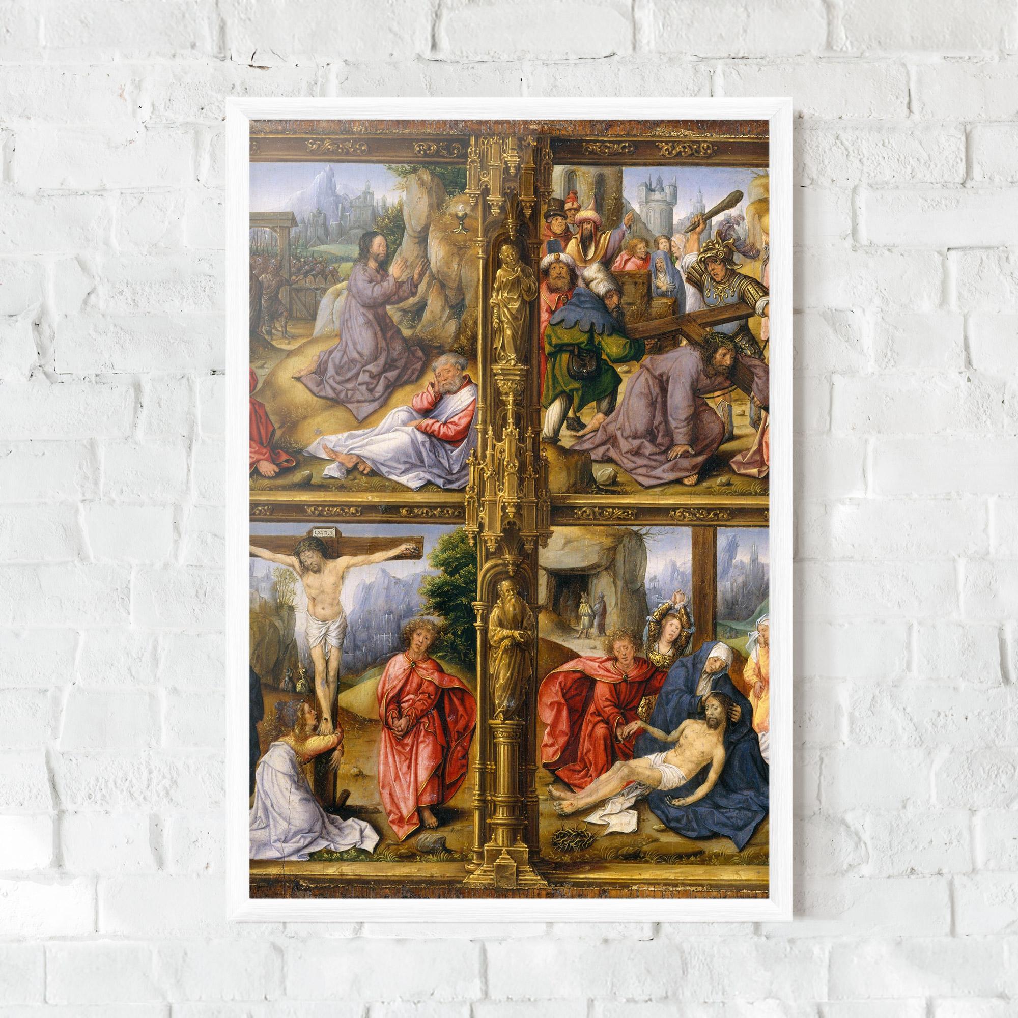 Keretezett Poszter Gold Window View mockup 0