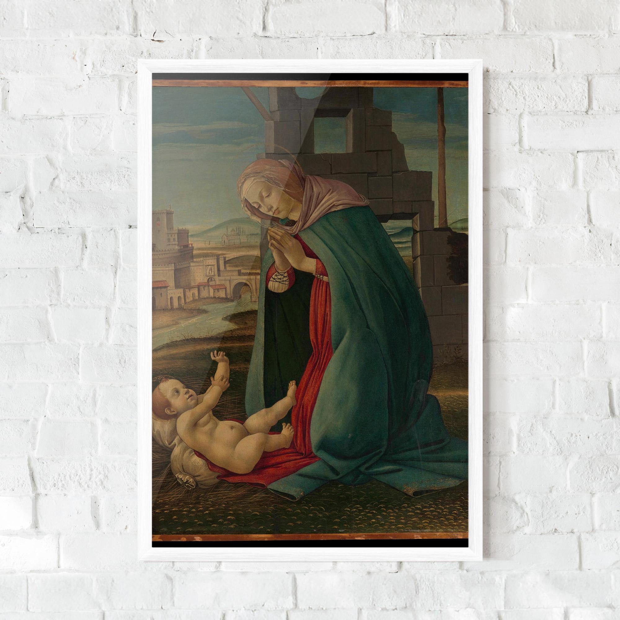 Keretezett Poszter Praying For Baby mockup 0