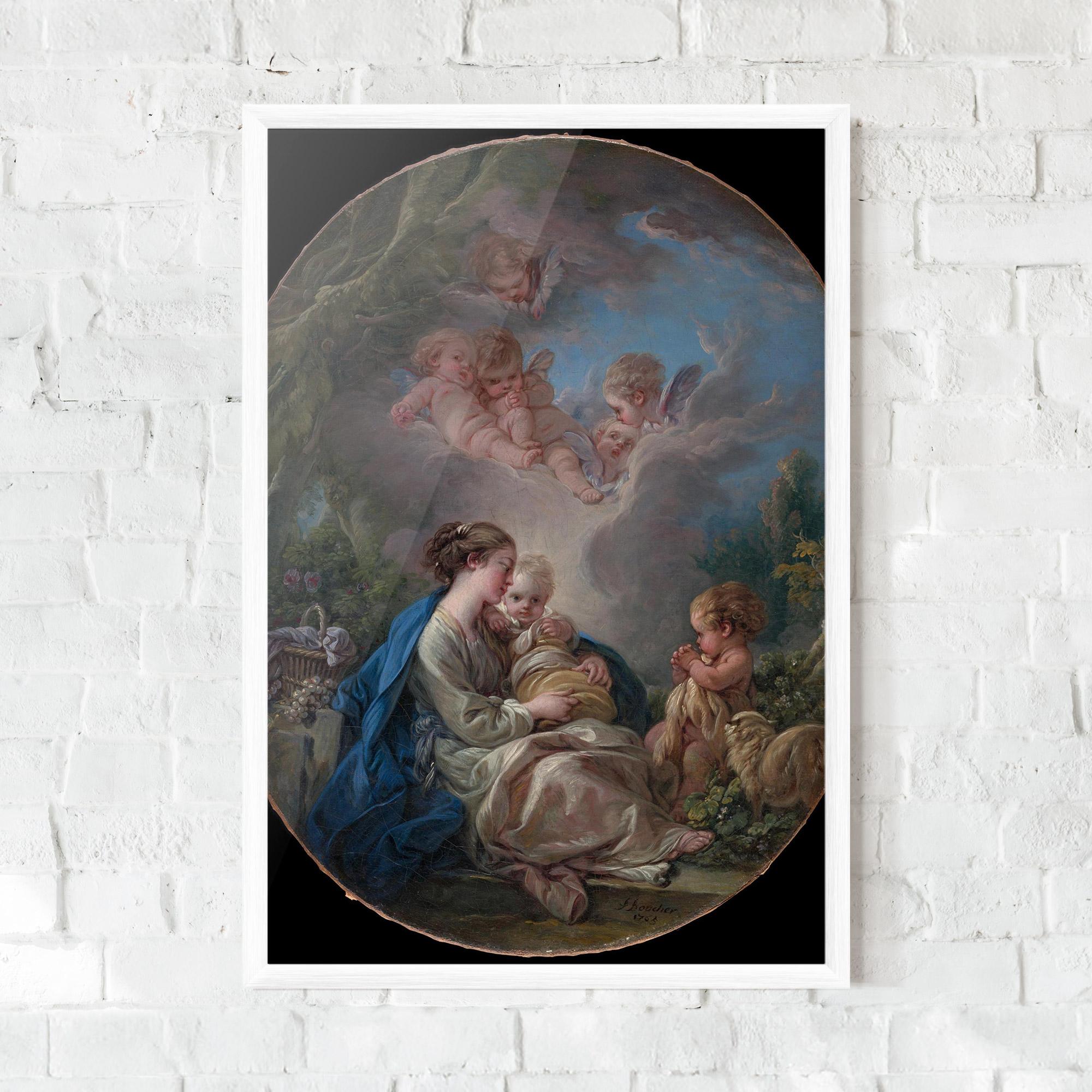 Keretezett Poszter Religious Circle mockup 0