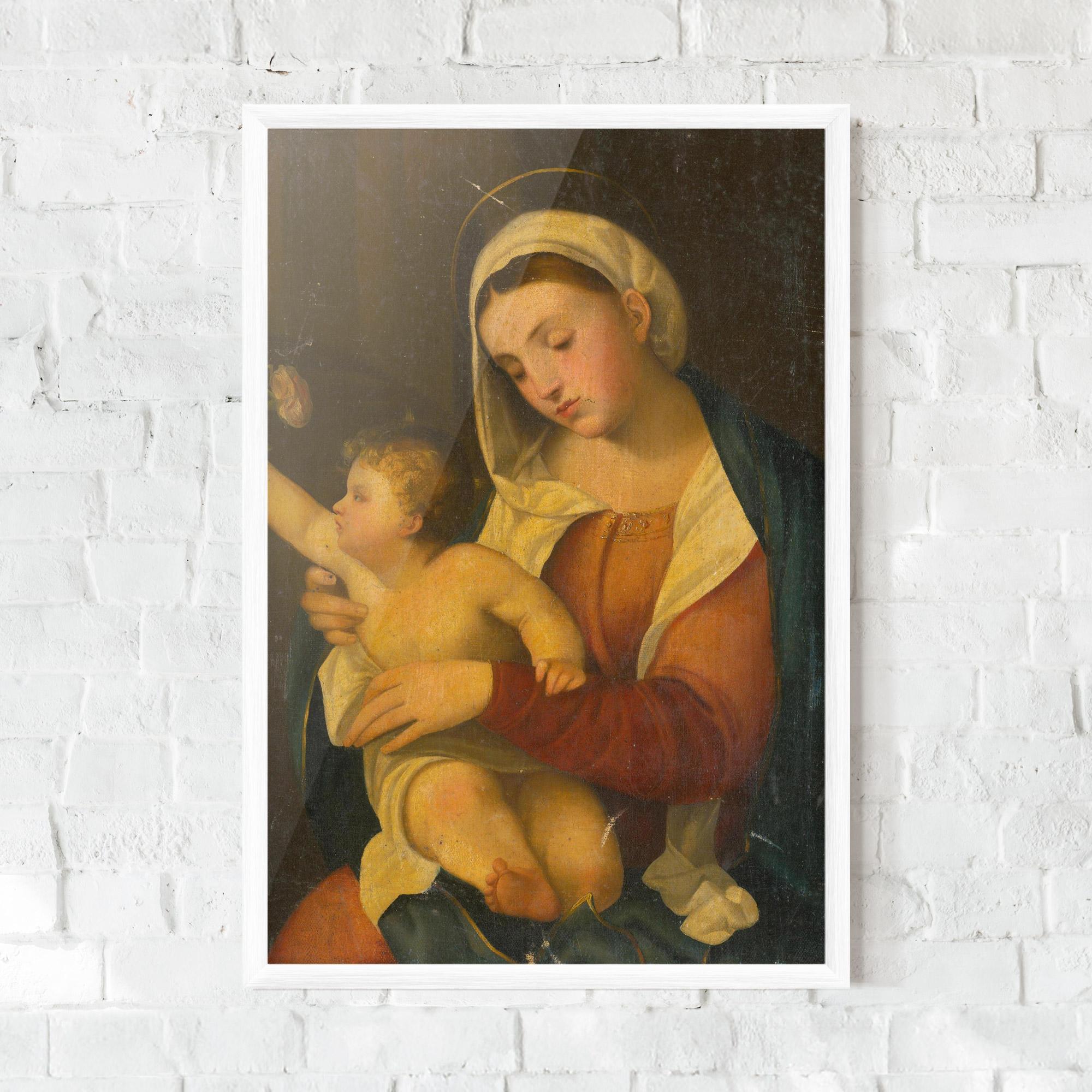 Keretezett Poszter Yellow Light Baby mockup 0