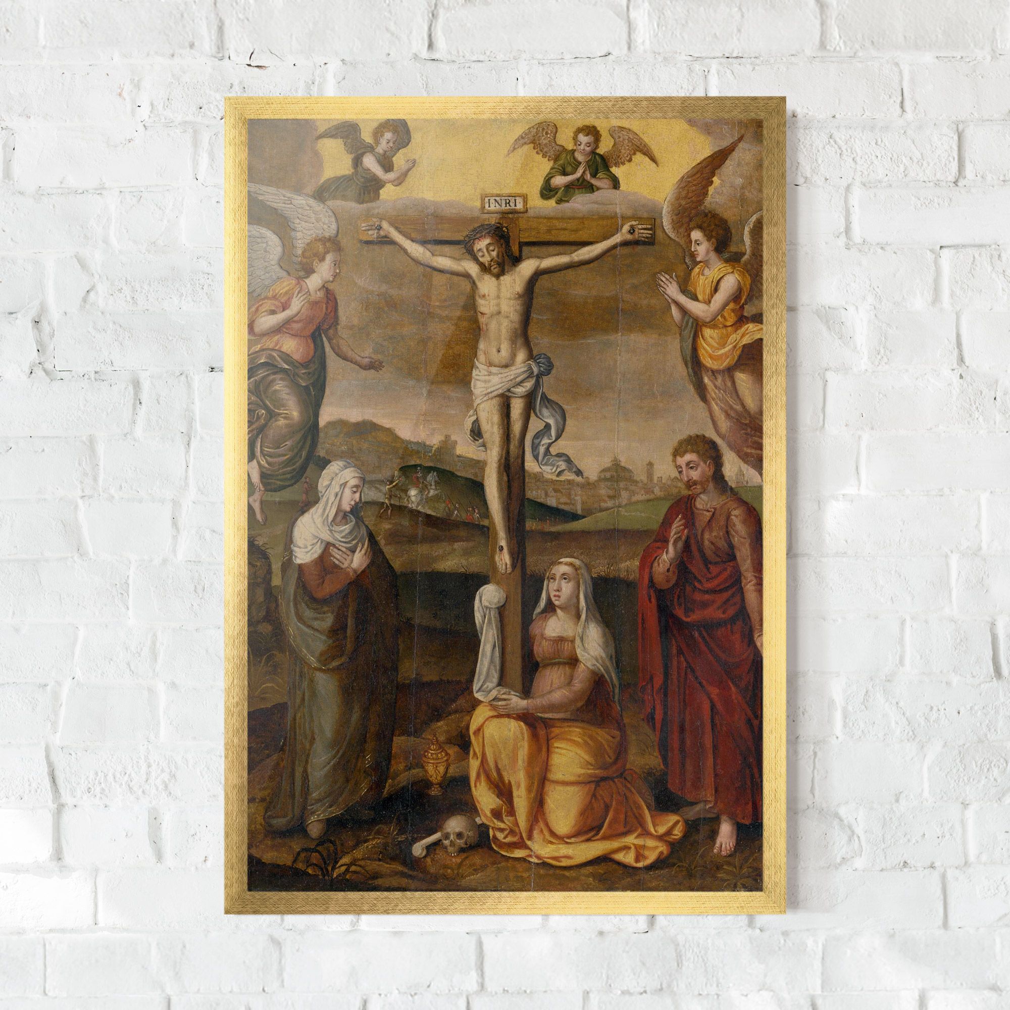 Holding Cross Jesus mockup 0