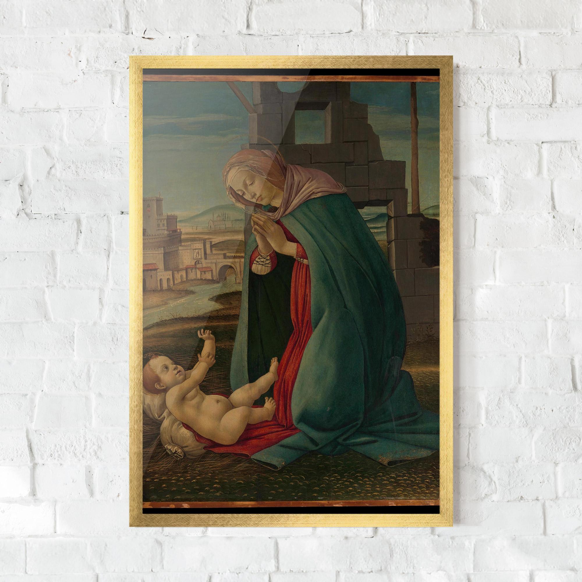 Keretezett Poszter Praying For Baby mockup 0