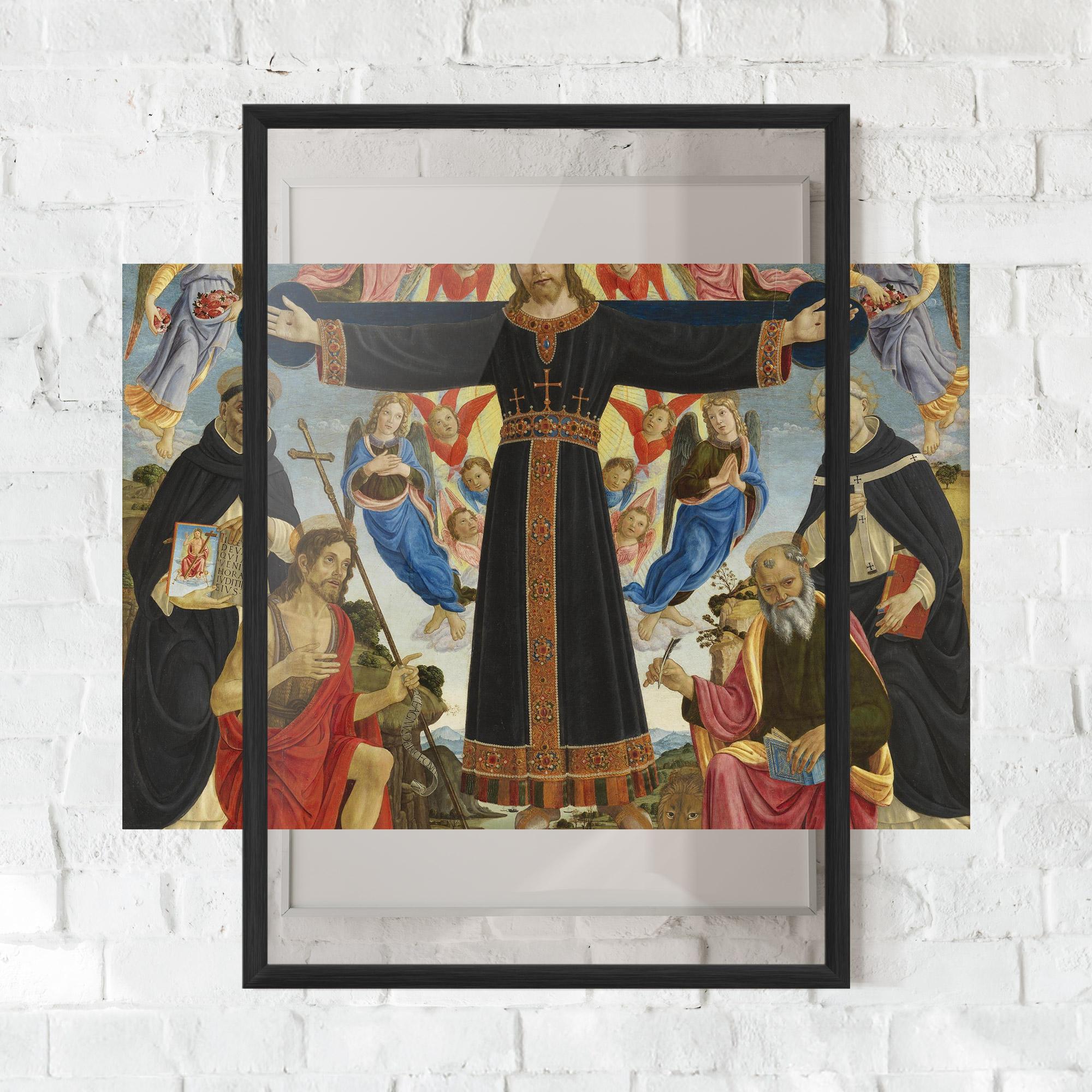 Keretezett Poszter Open Divine Arms mockup 0