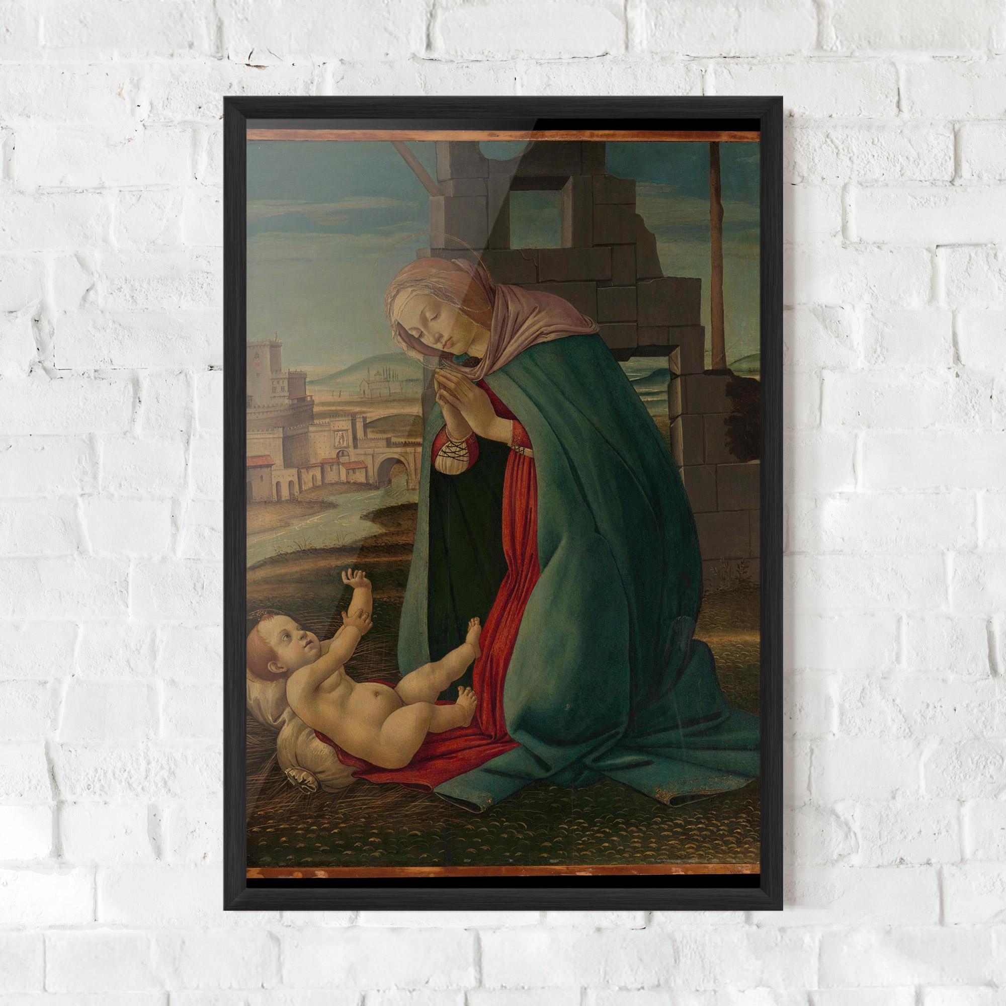 Keretezett Poszter Praying For Baby mockup 0