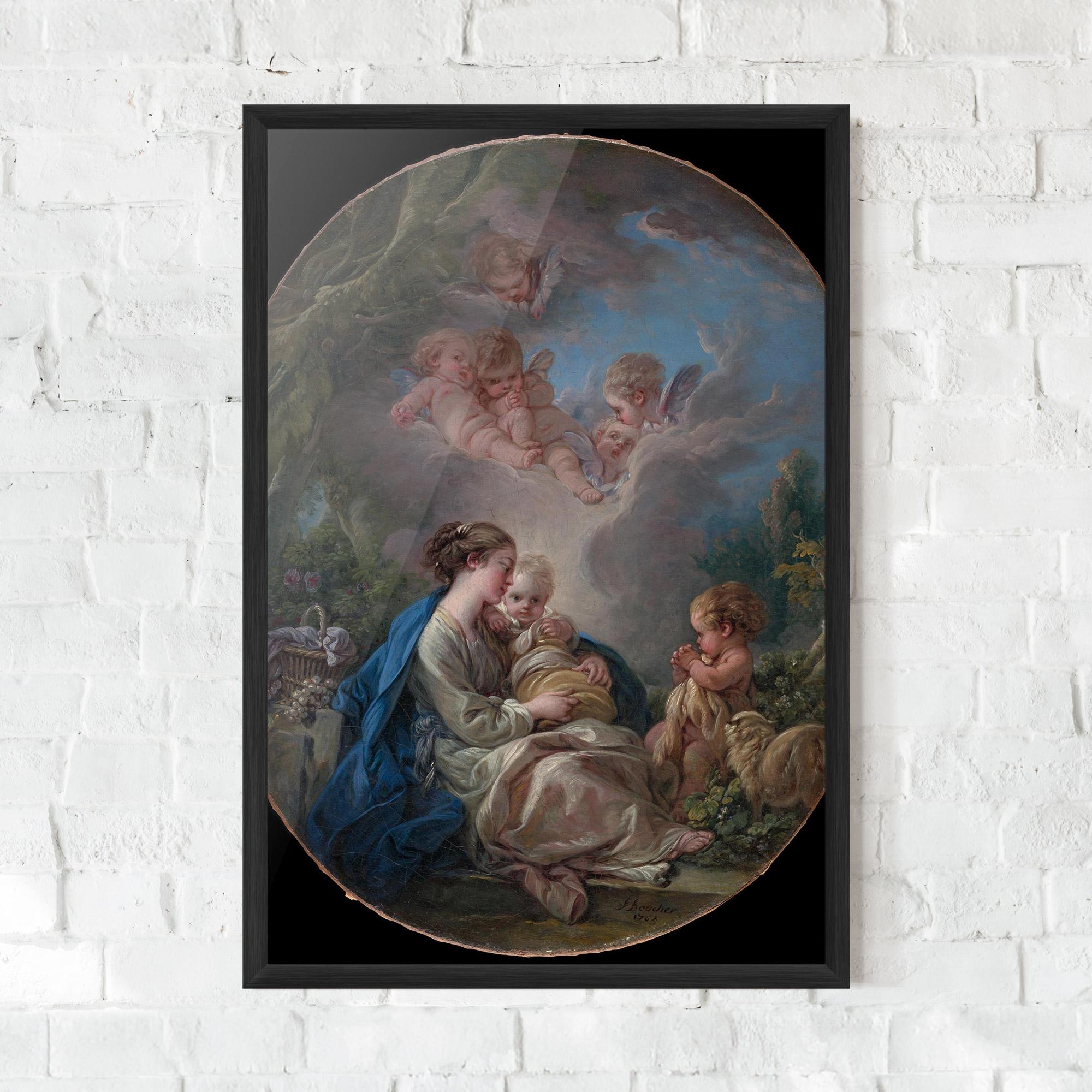 Keretezett Poszter Religious Circle mockup 0