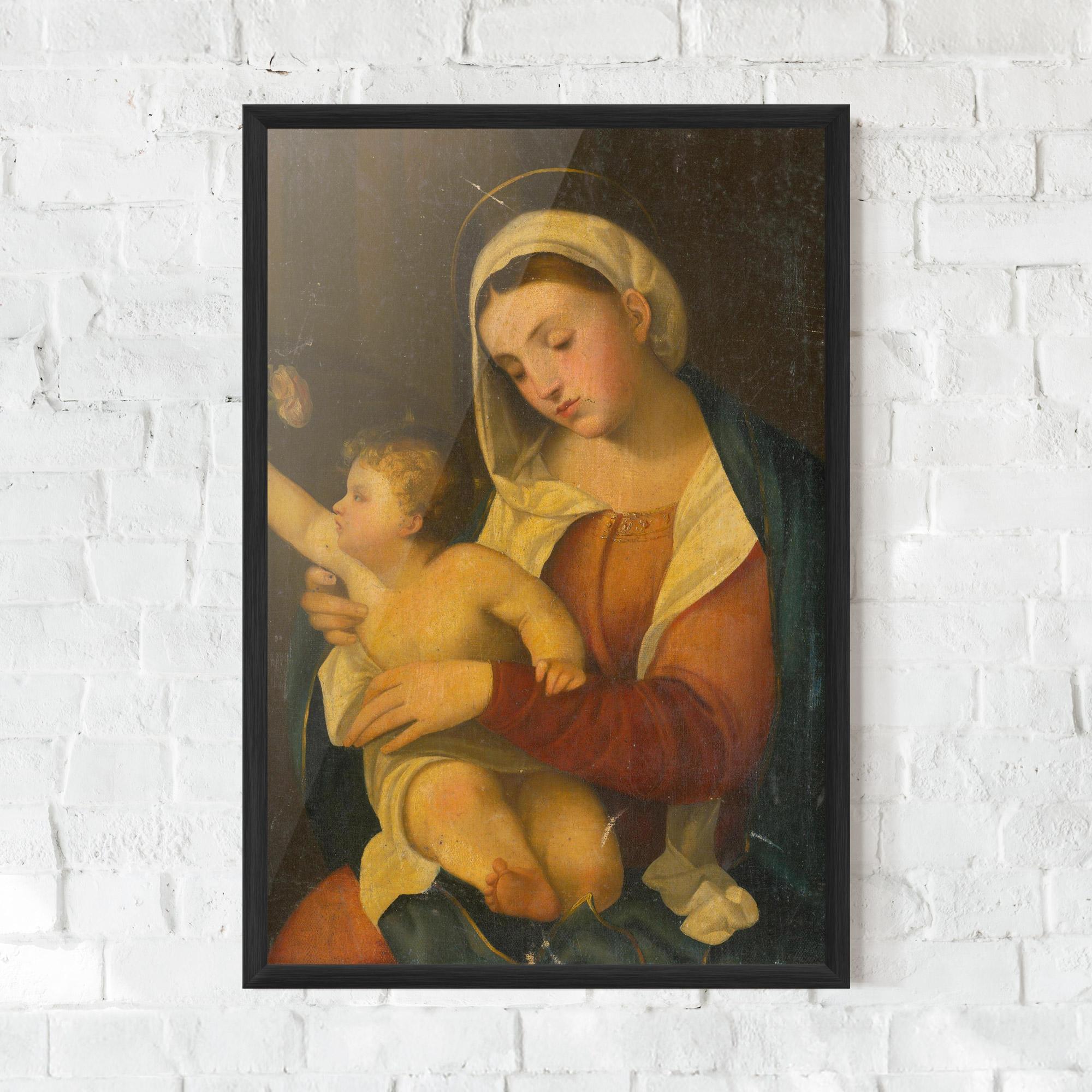 Keretezett Poszter Yellow Light Baby mockup 0