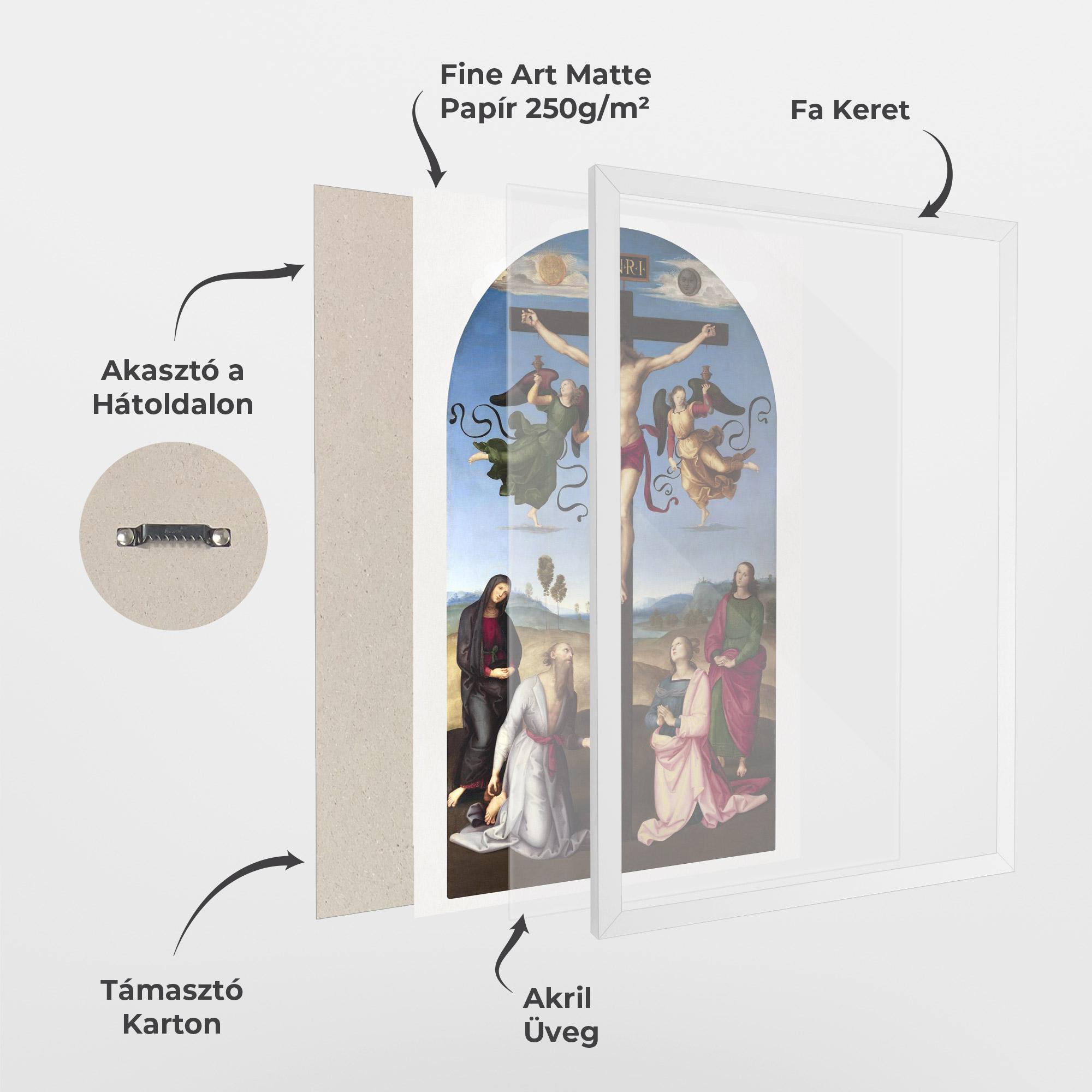 Keretezett Poszter Blue Sky Jesus mockup 1