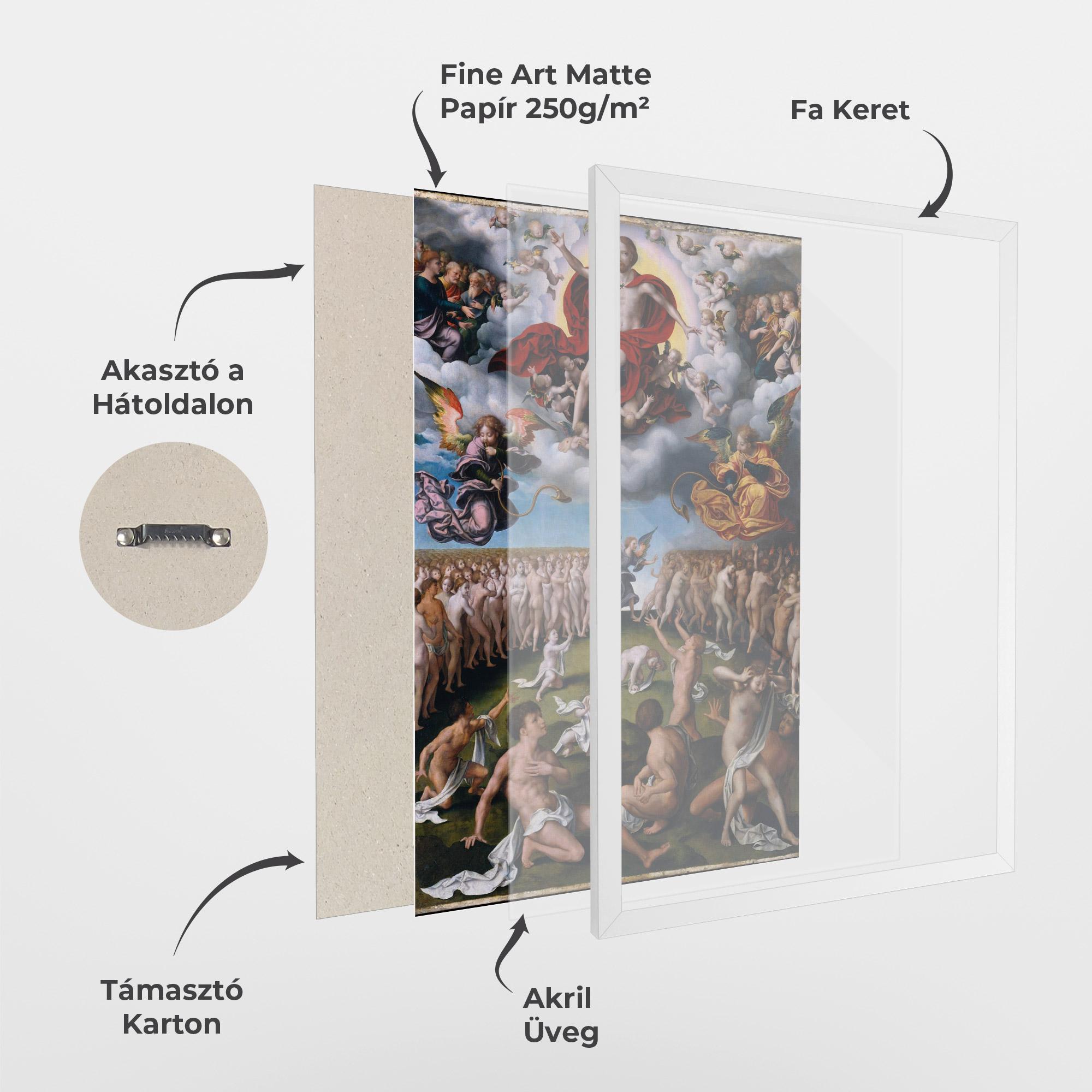 Keretezett Poszter Powerful God mockup 1