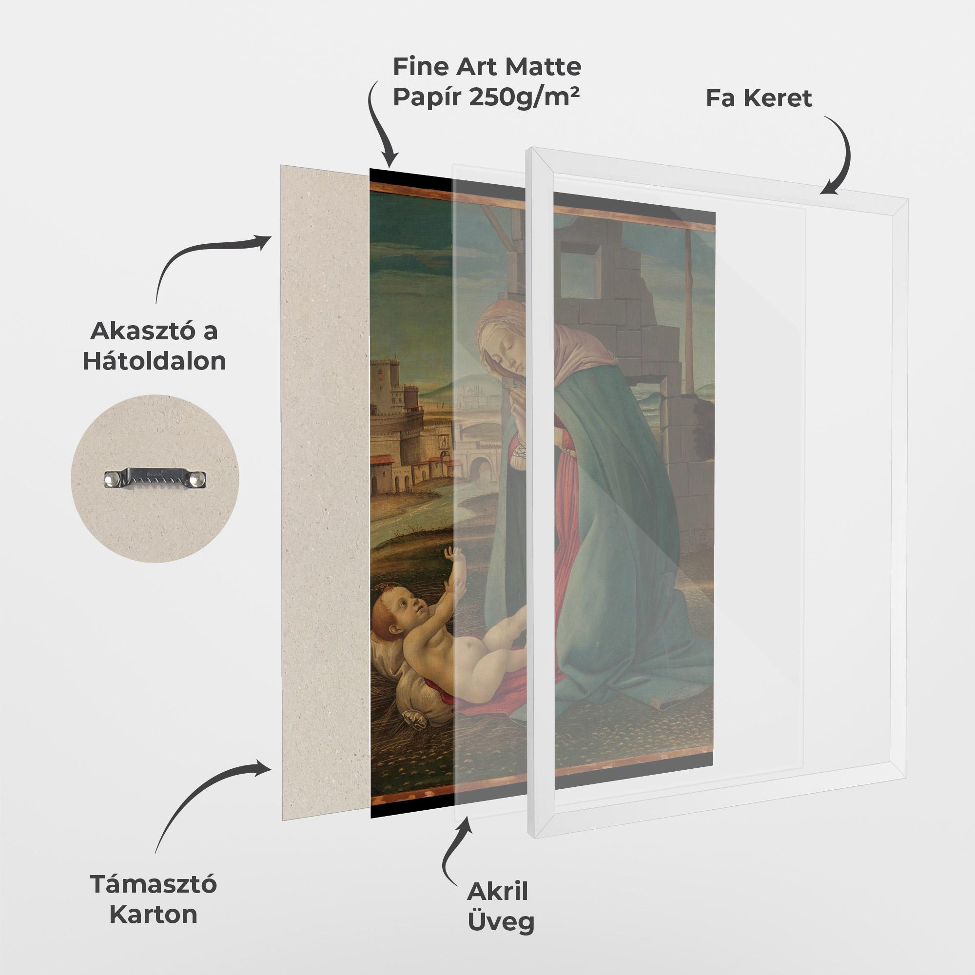 Keretezett Poszter Praying For Baby mockup 1