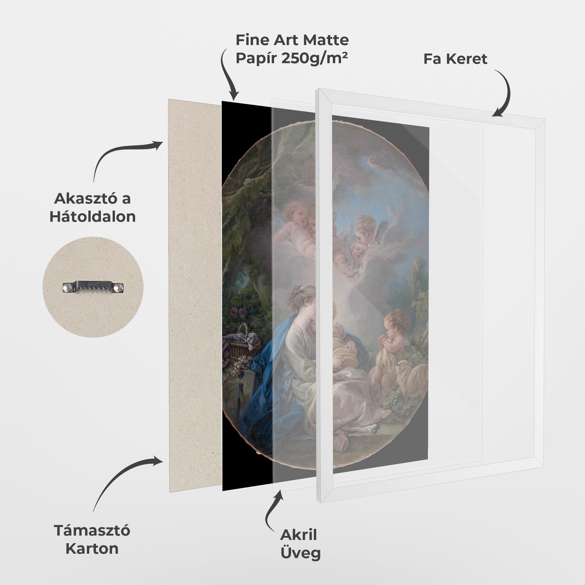 Keretezett Poszter Religious Circle mockup 1