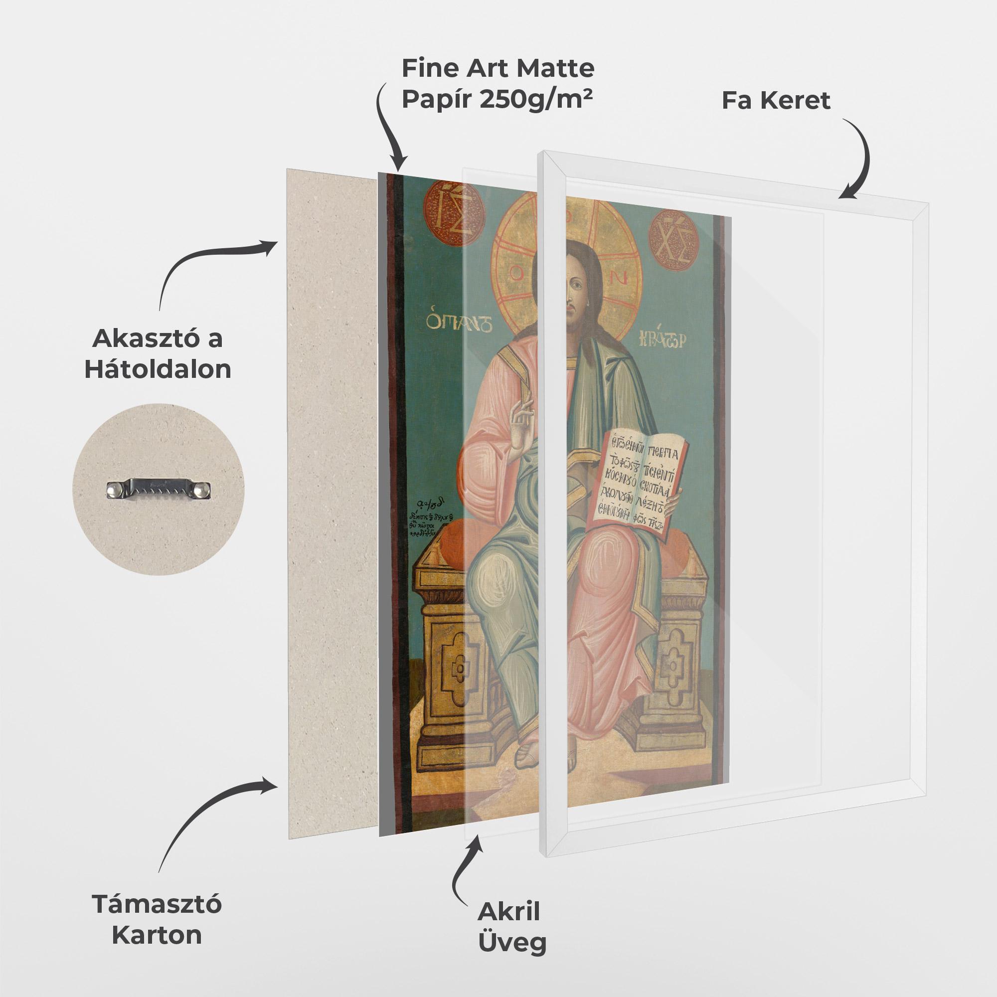 Keretezett Poszter Religious Reading mockup 1