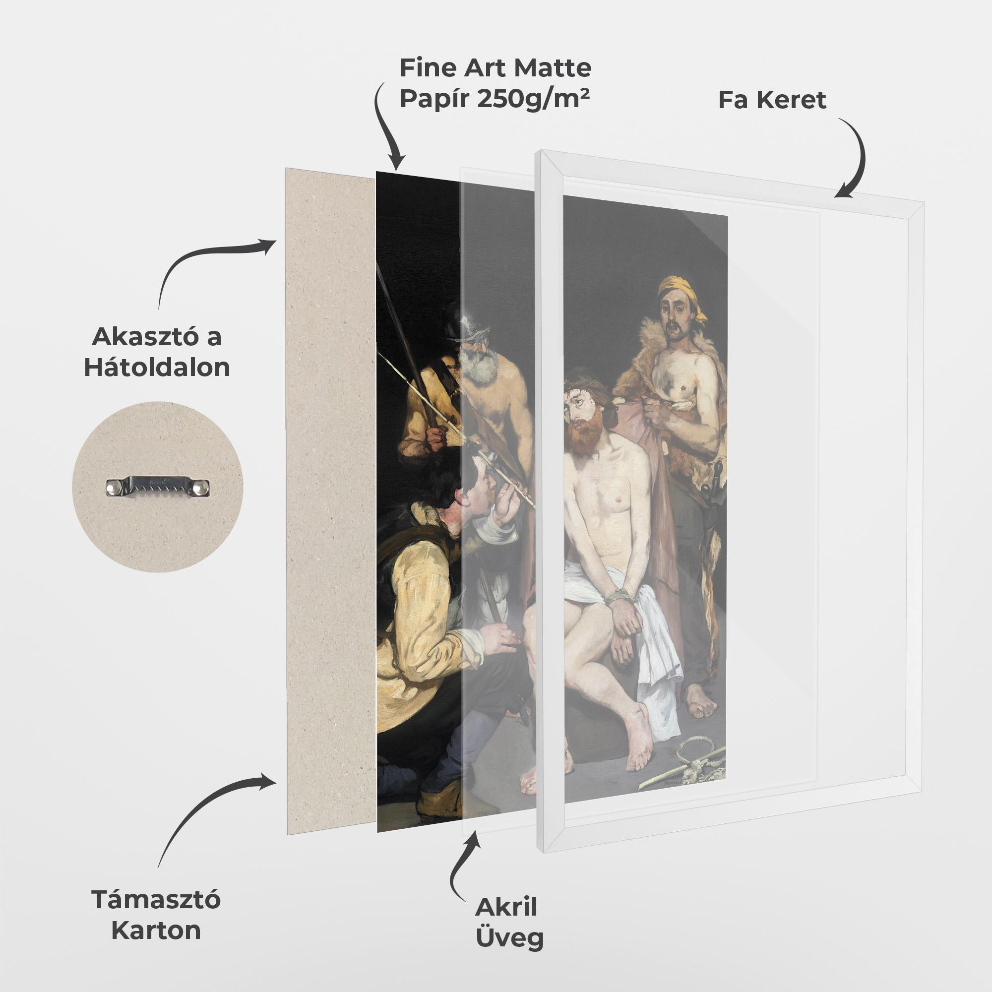 Keretezett Poszter Tied Hands mockup 1