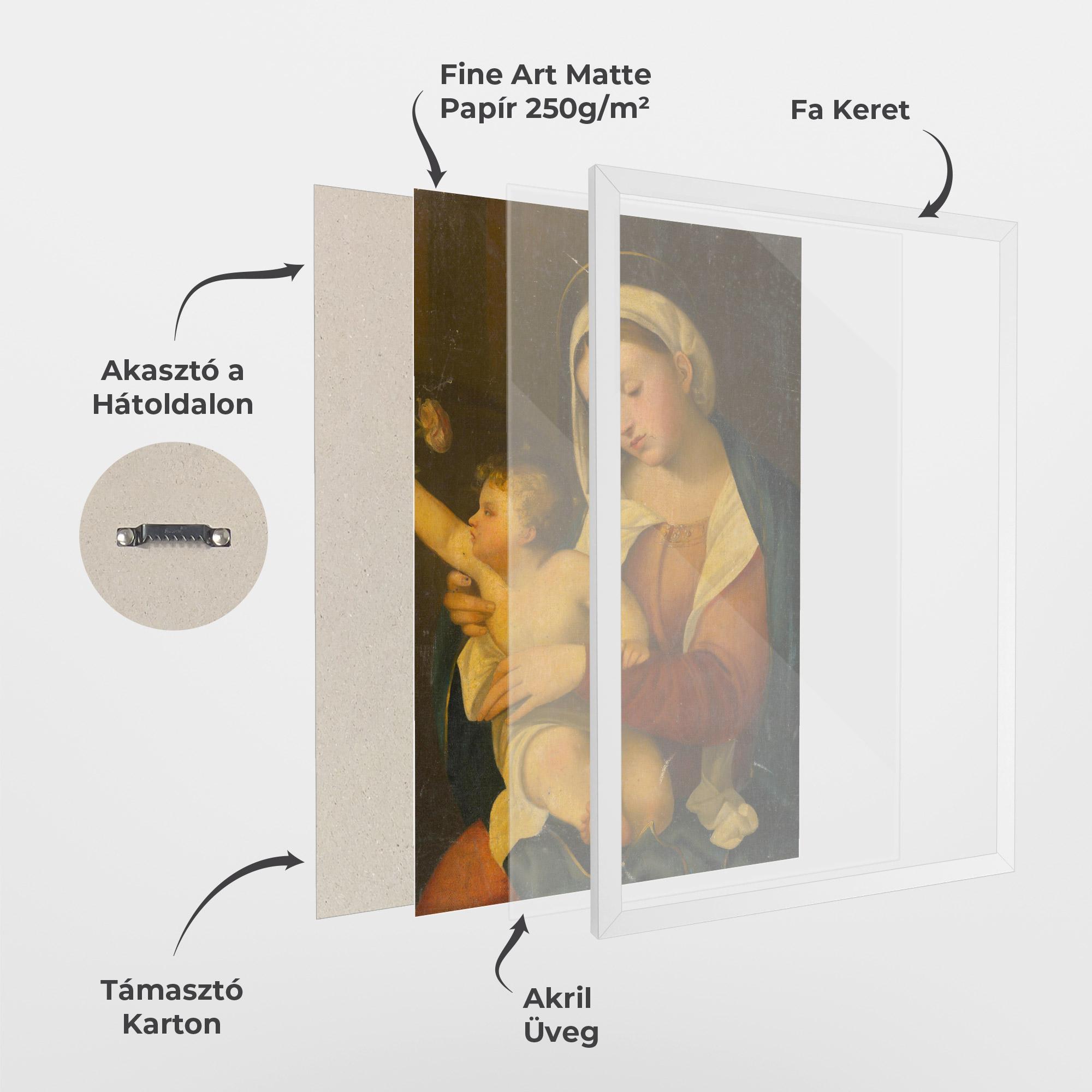 Keretezett Poszter Yellow Light Baby mockup 1