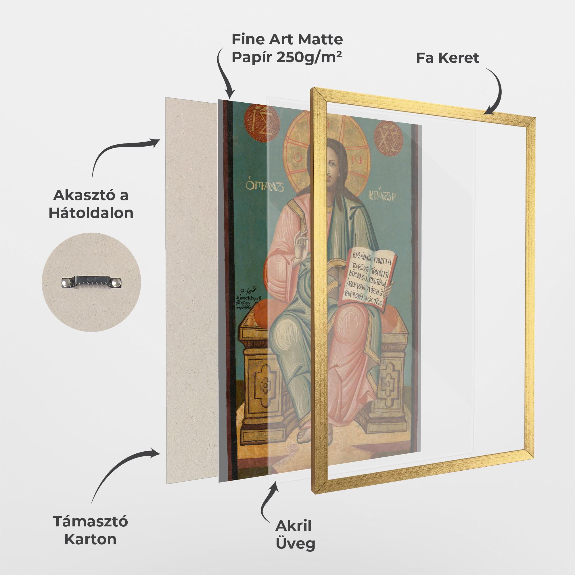 Keretezett Poszter Religious Reading mockup 1