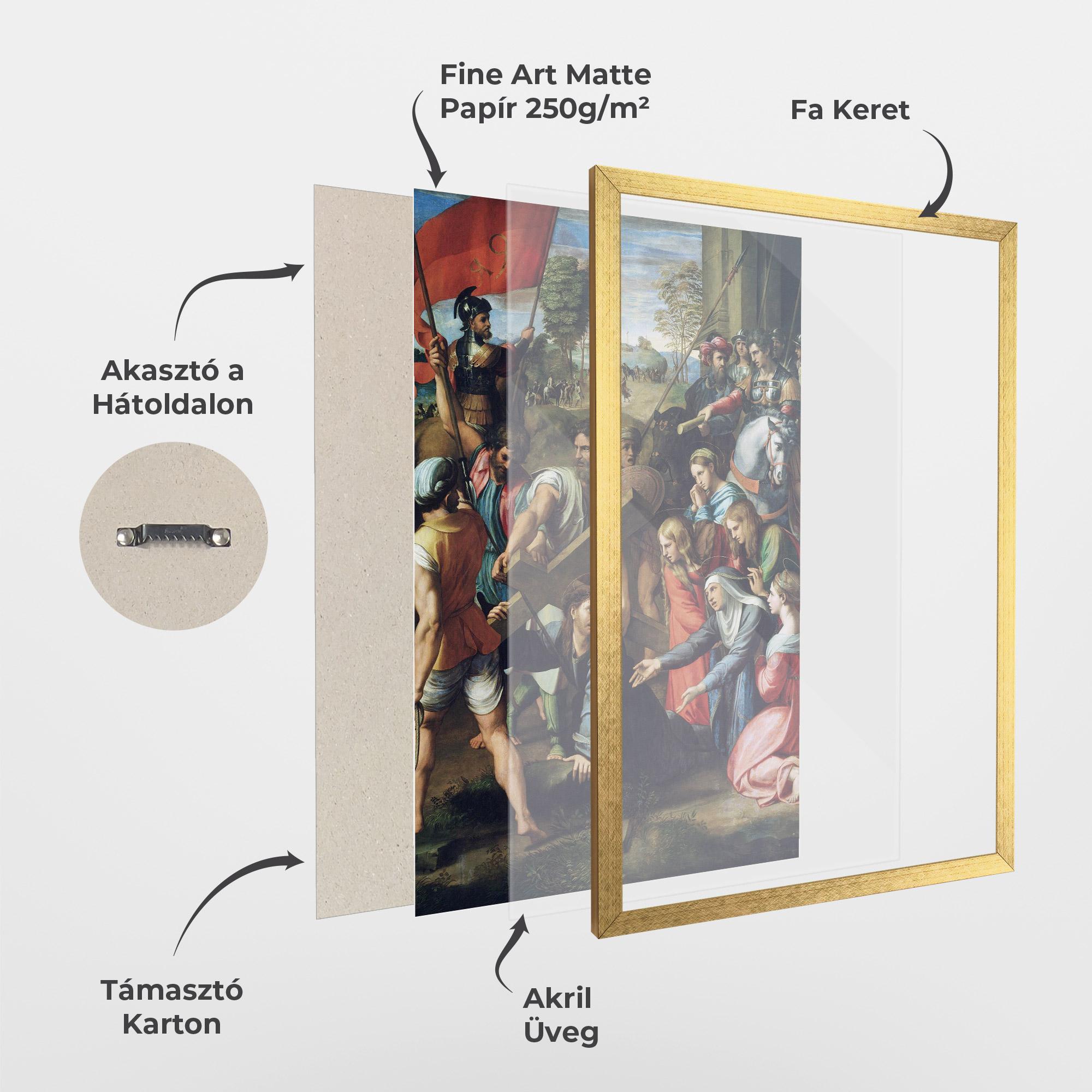 Keretezett Poszter Taking The Cross mockup 1