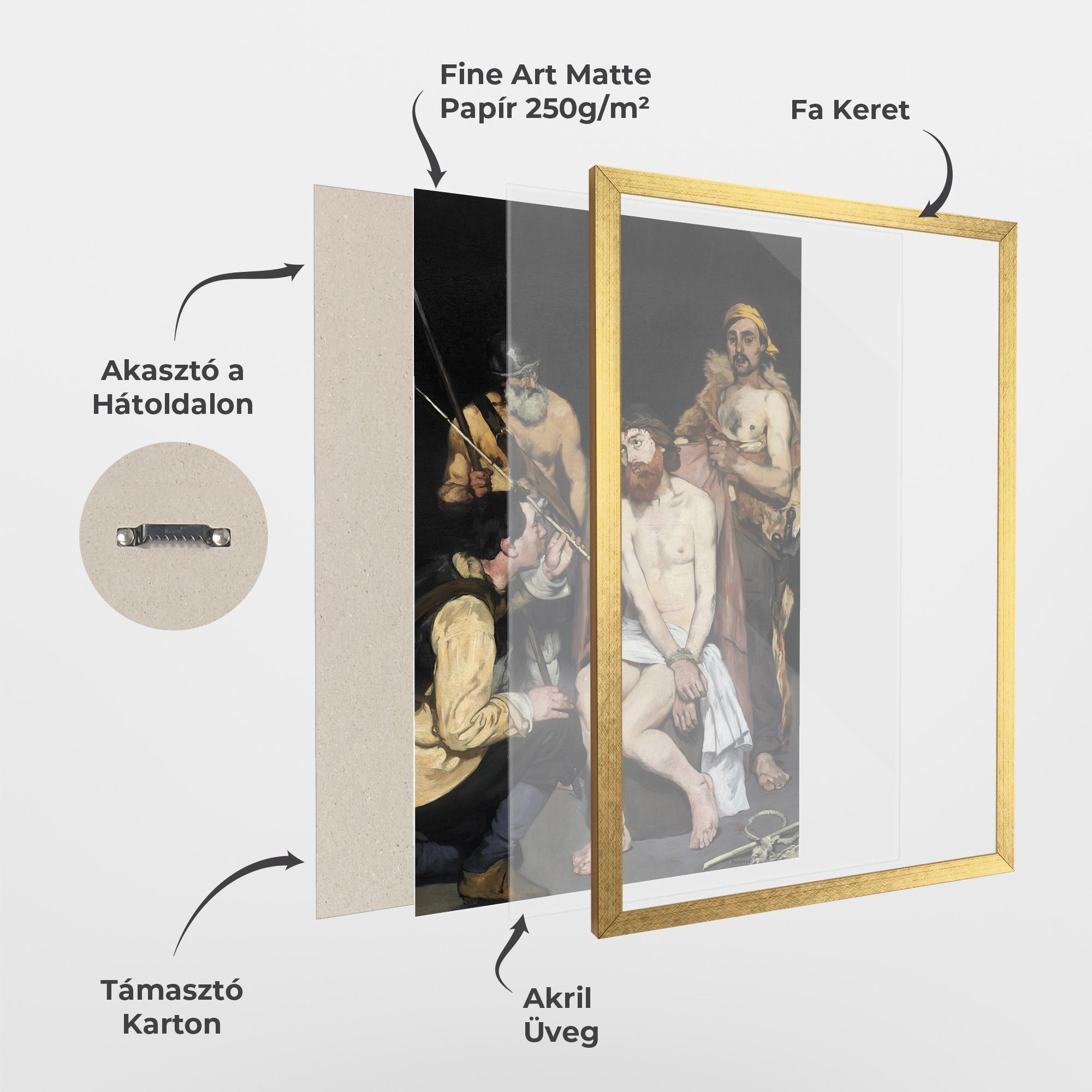 Keretezett Poszter Tied Hands mockup 1