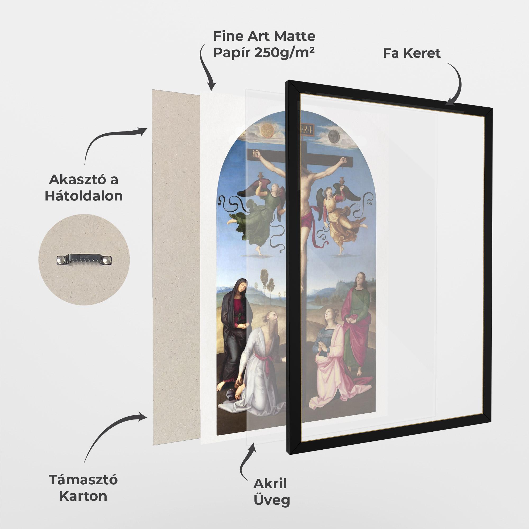 Keretezett Poszter Blue Sky Jesus mockup 1