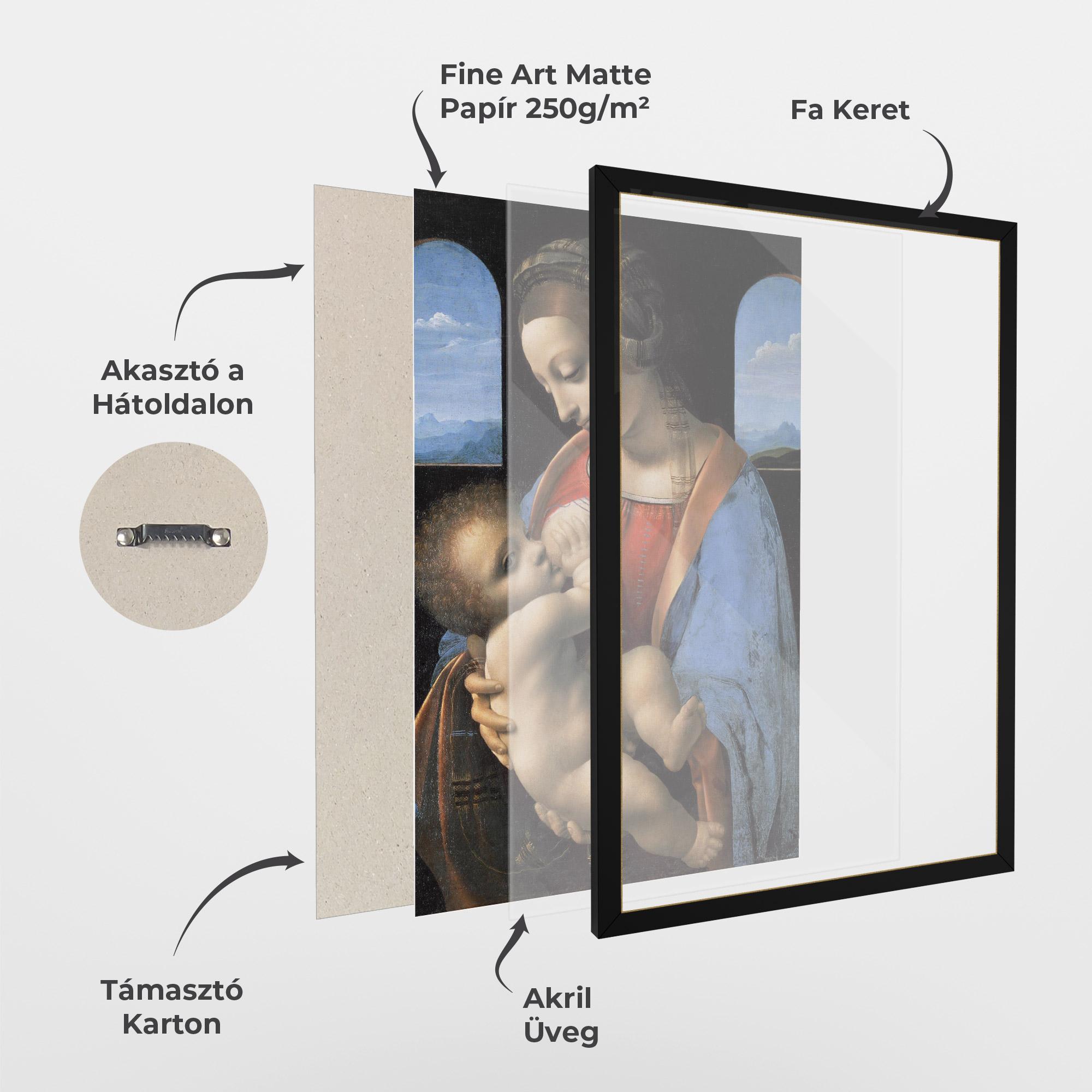 Keretezett Poszter Devine Creation mockup 1