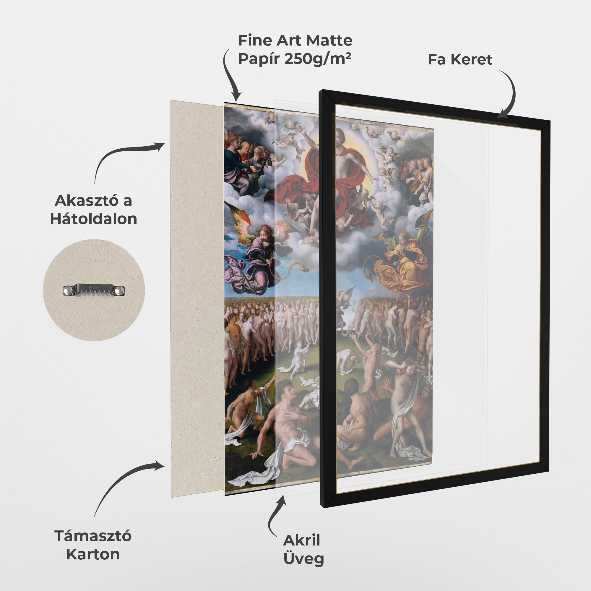 Keretezett Poszter Powerful God mockup 1