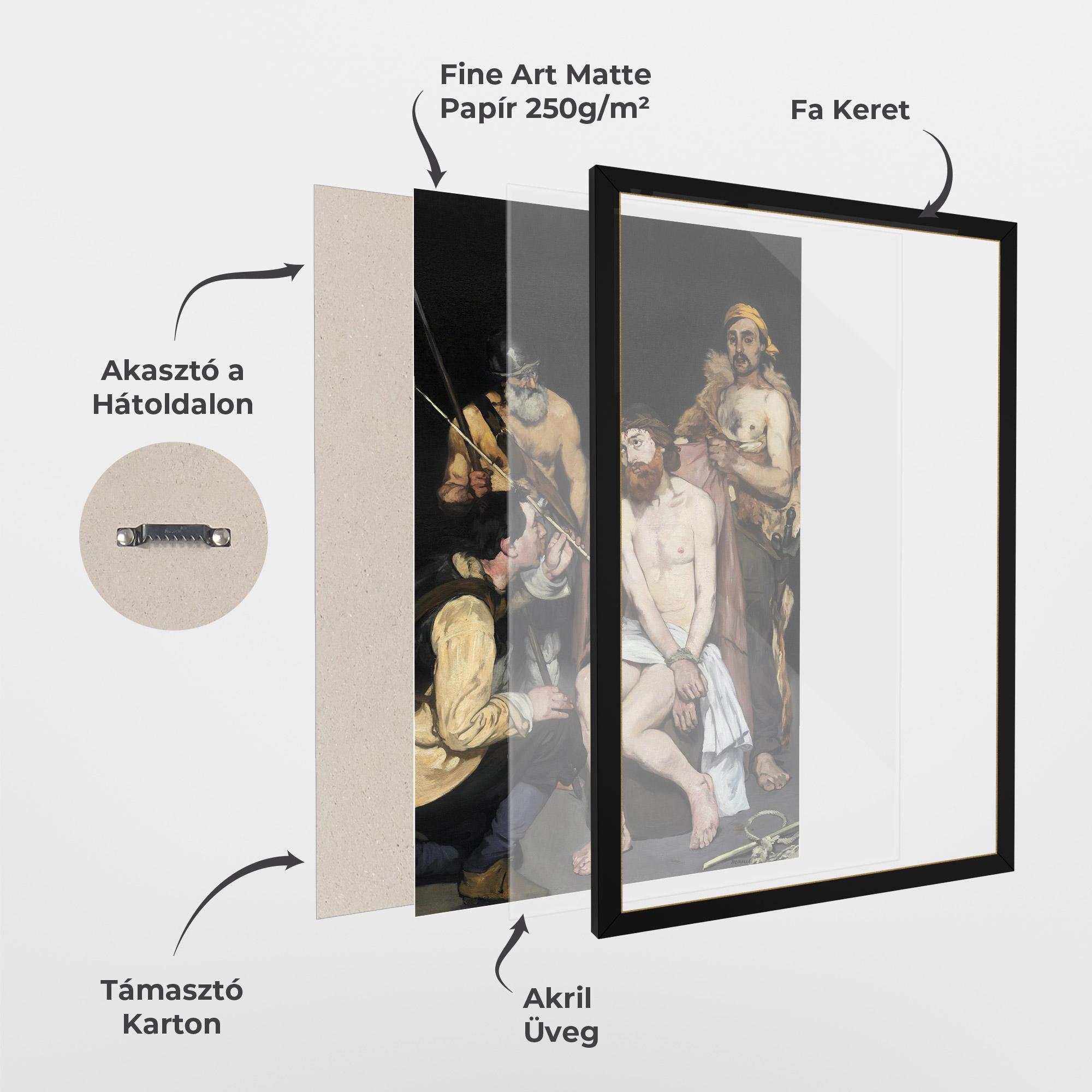 Keretezett Poszter Tied Hands mockup 1