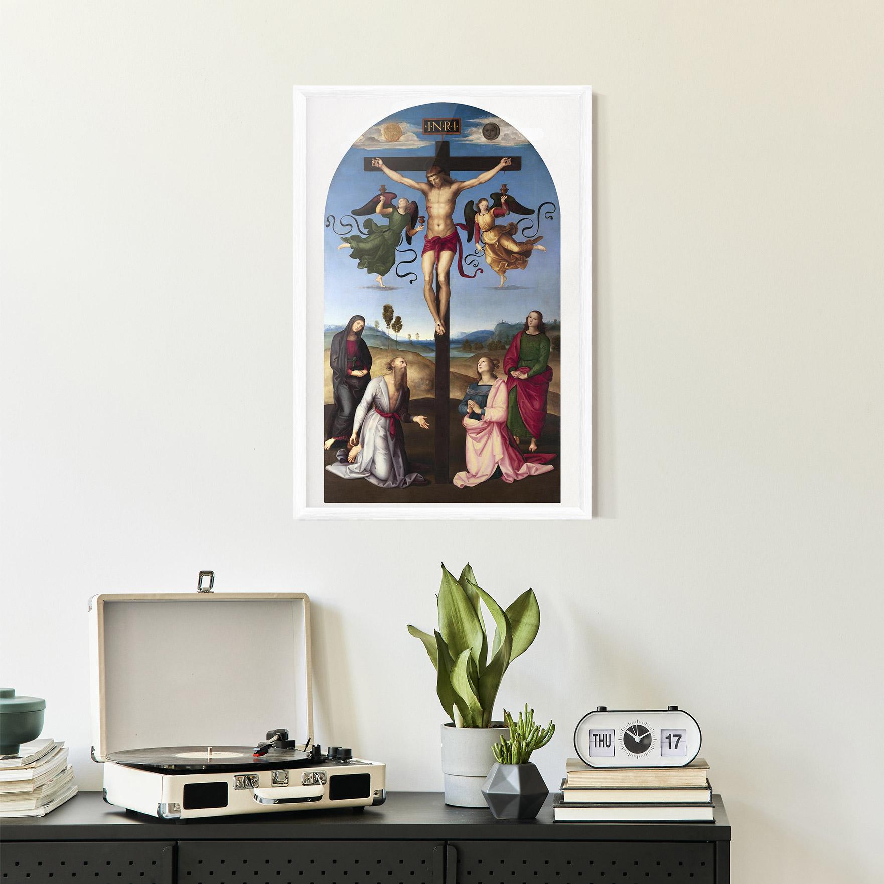 Keretezett Poszter Blue Sky Jesus mockup 2