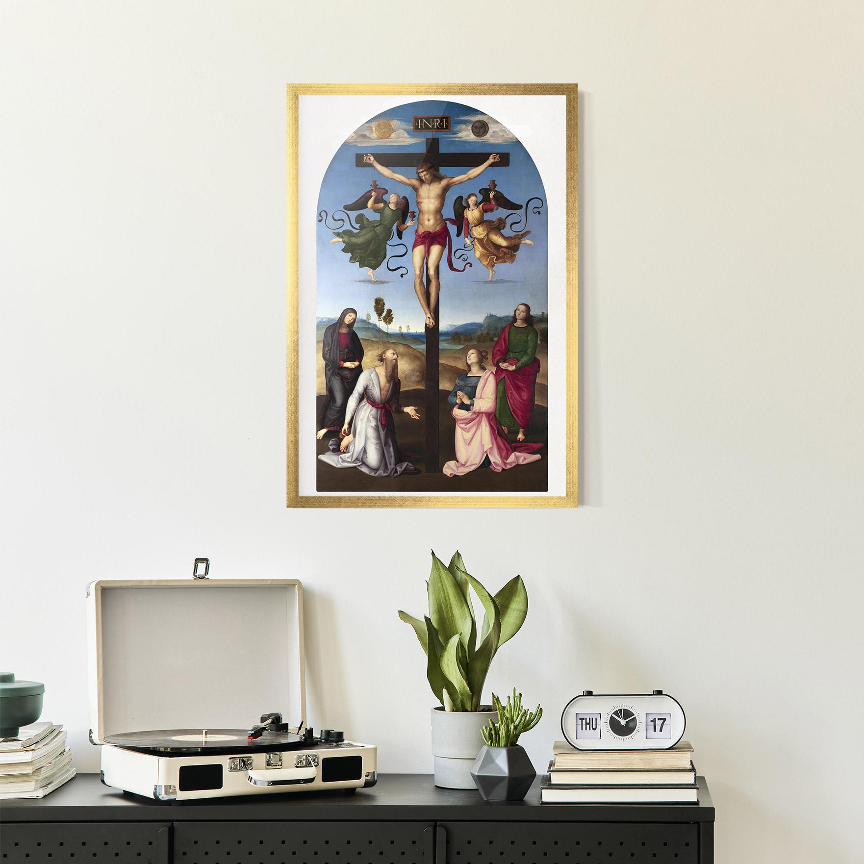 Keretezett Poszter Blue Sky Jesus mockup 2