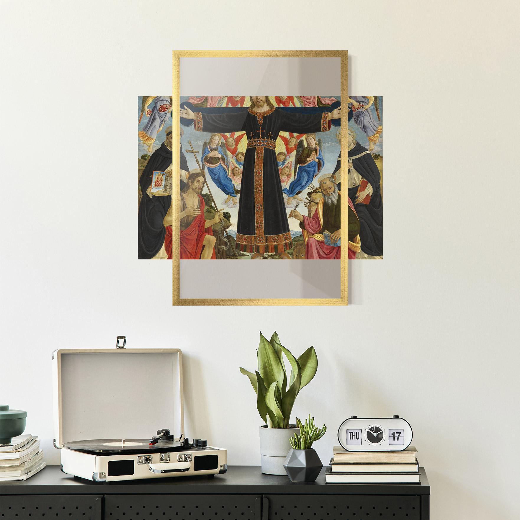 Keretezett Poszter Open Divine Arms mockup 2