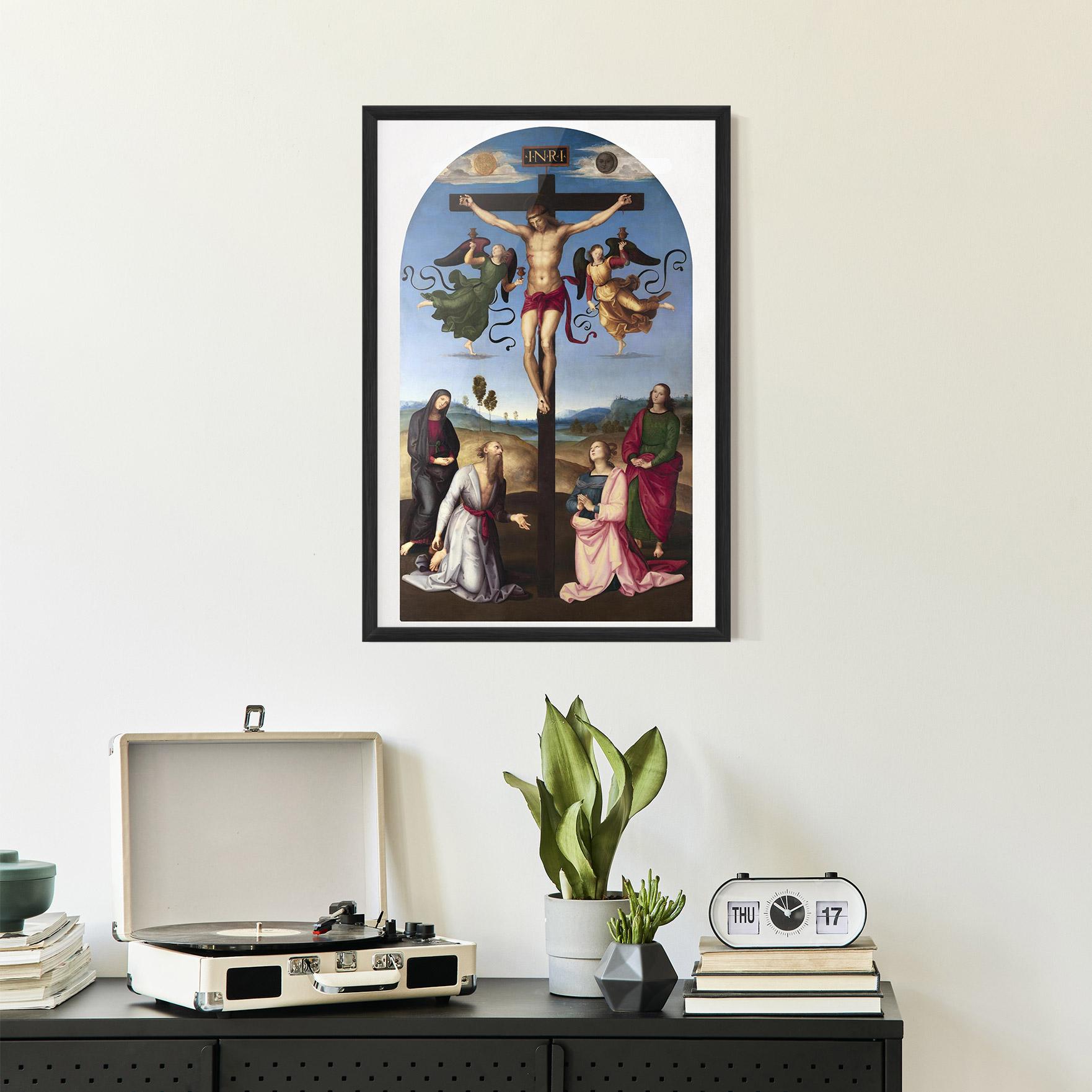 Keretezett Poszter Blue Sky Jesus mockup 2