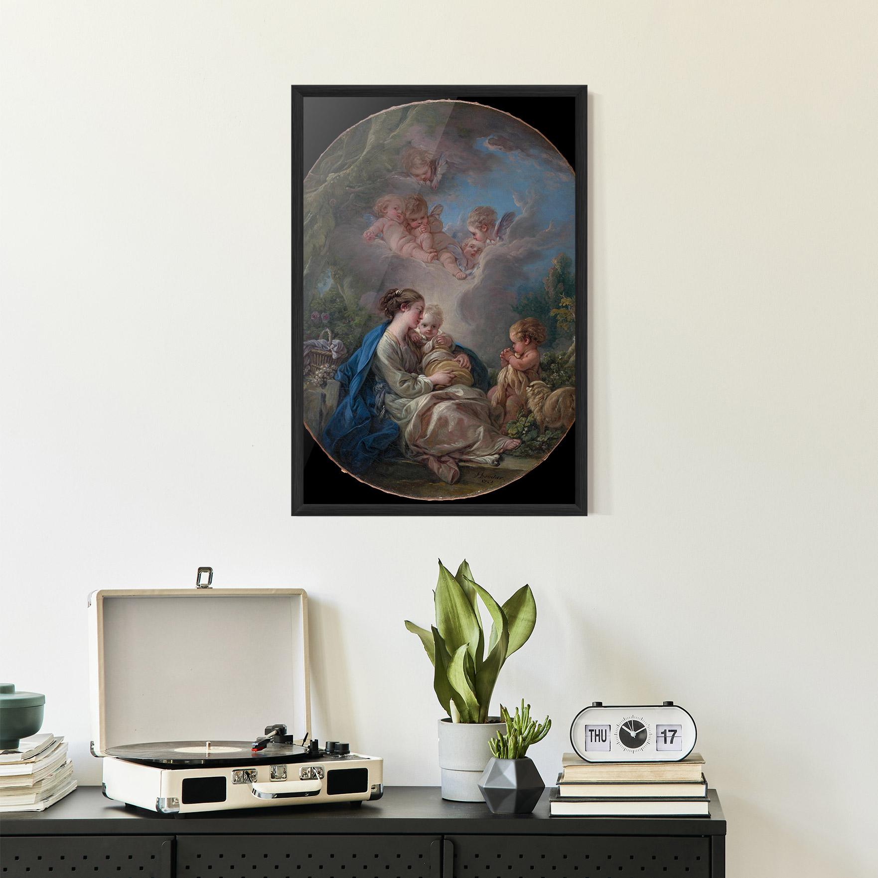 Keretezett Poszter Religious Circle mockup 2