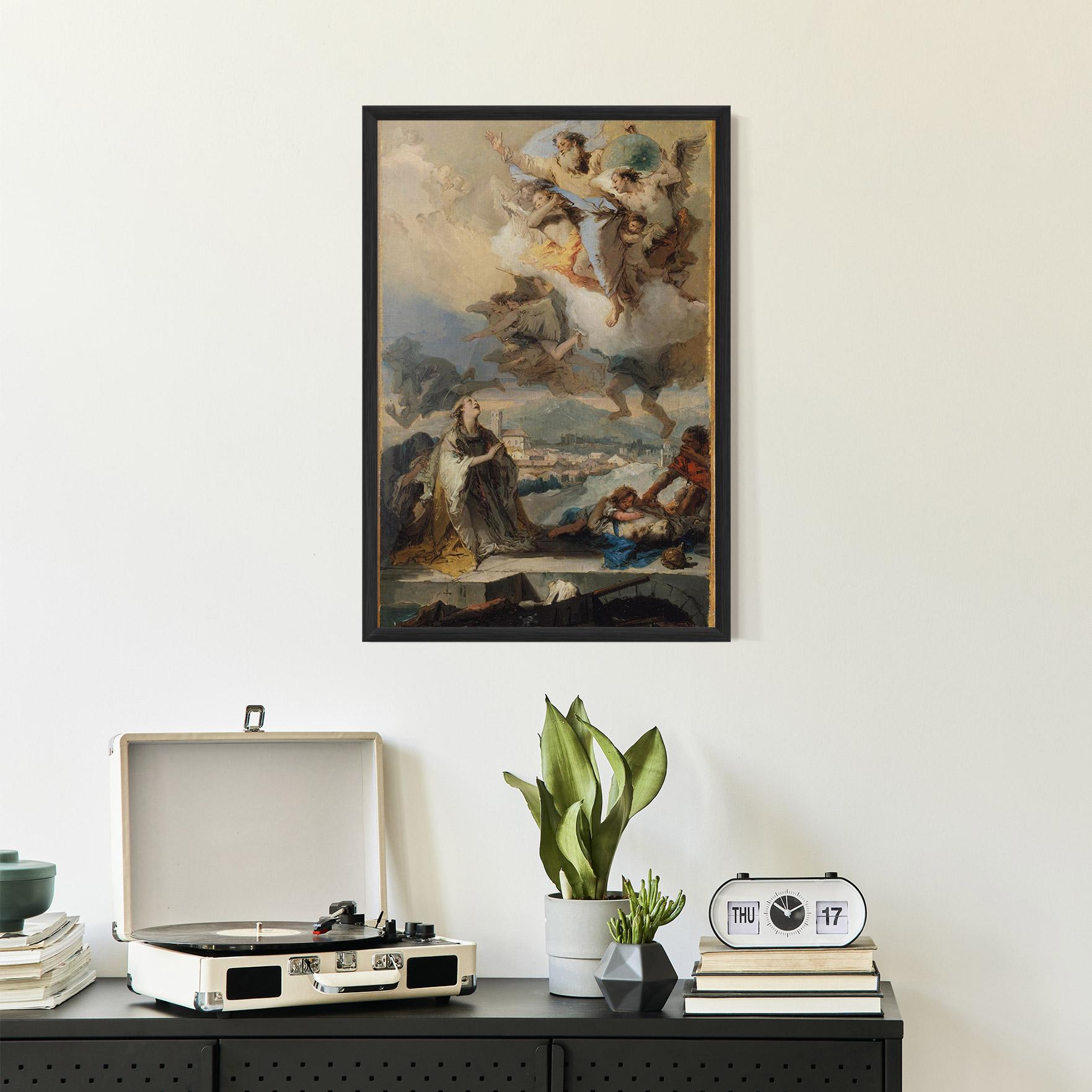 Keretezett Poszter Sky Angel Art mockup 2