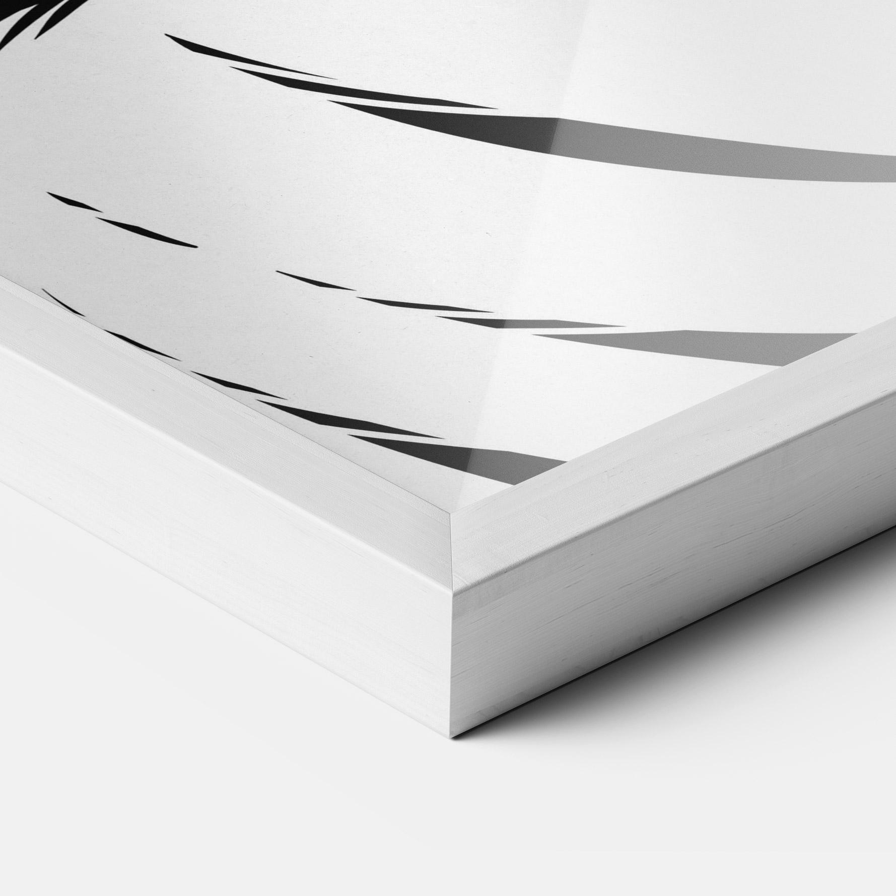 Keretezett Poszter Black White Jesus mockup 3