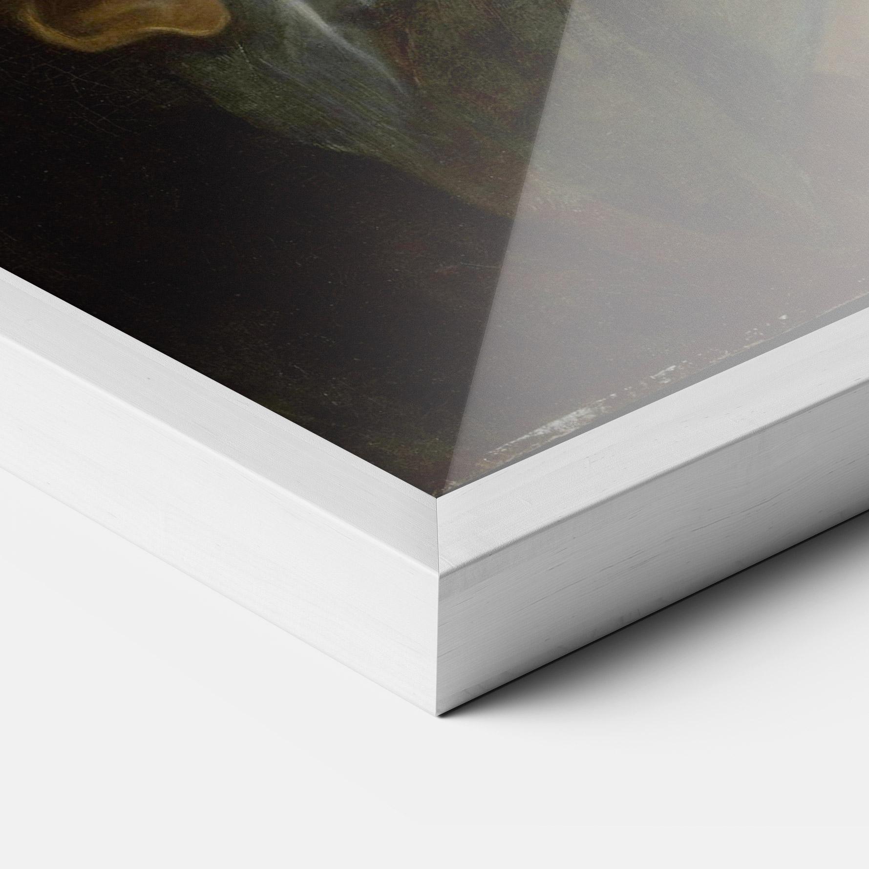 Keretezett Poszter Looking At Baby mockup 3