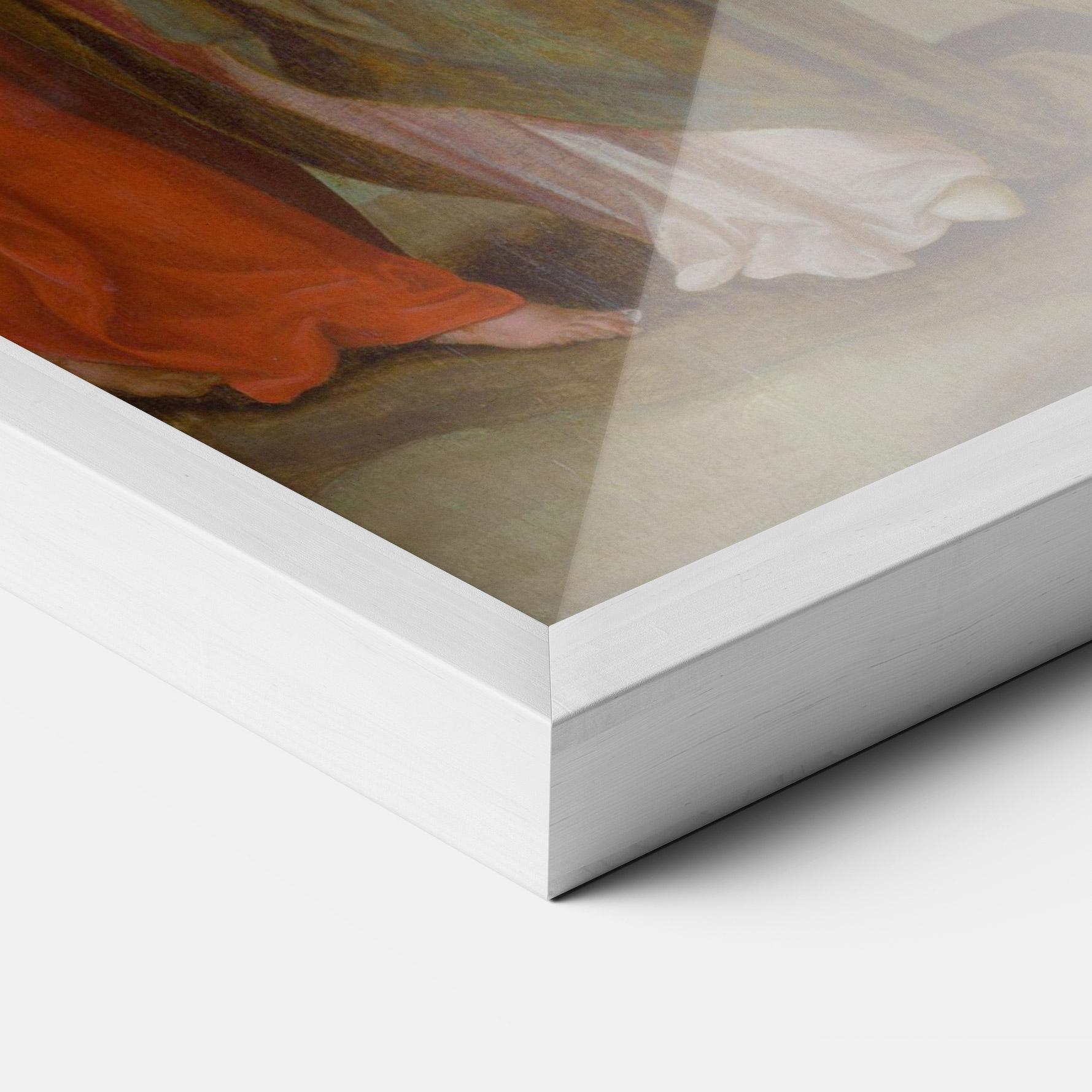 Keretezett Poszter Old Cross Jesus mockup 3