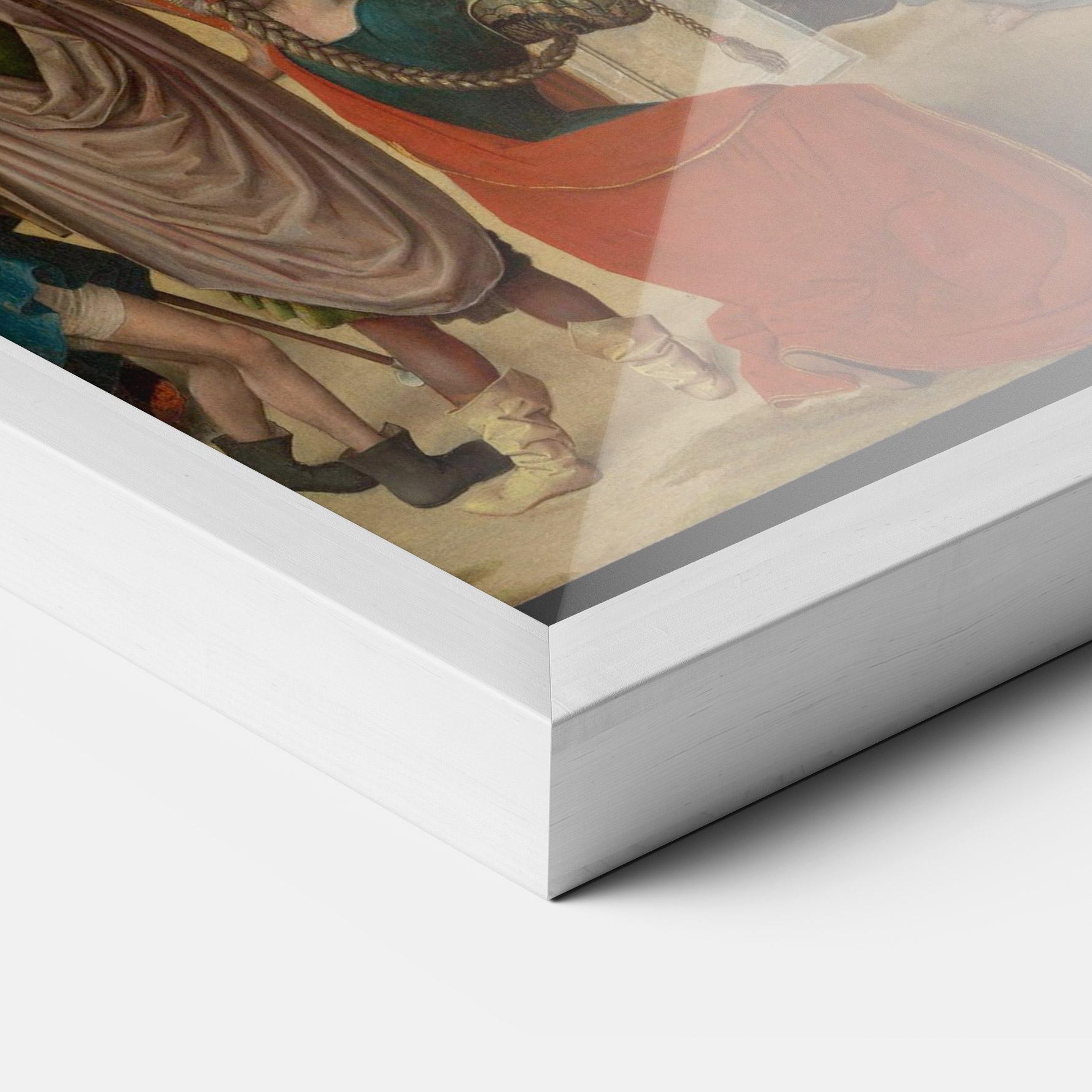 Keretezett Poszter People Holding Cross mockup 3