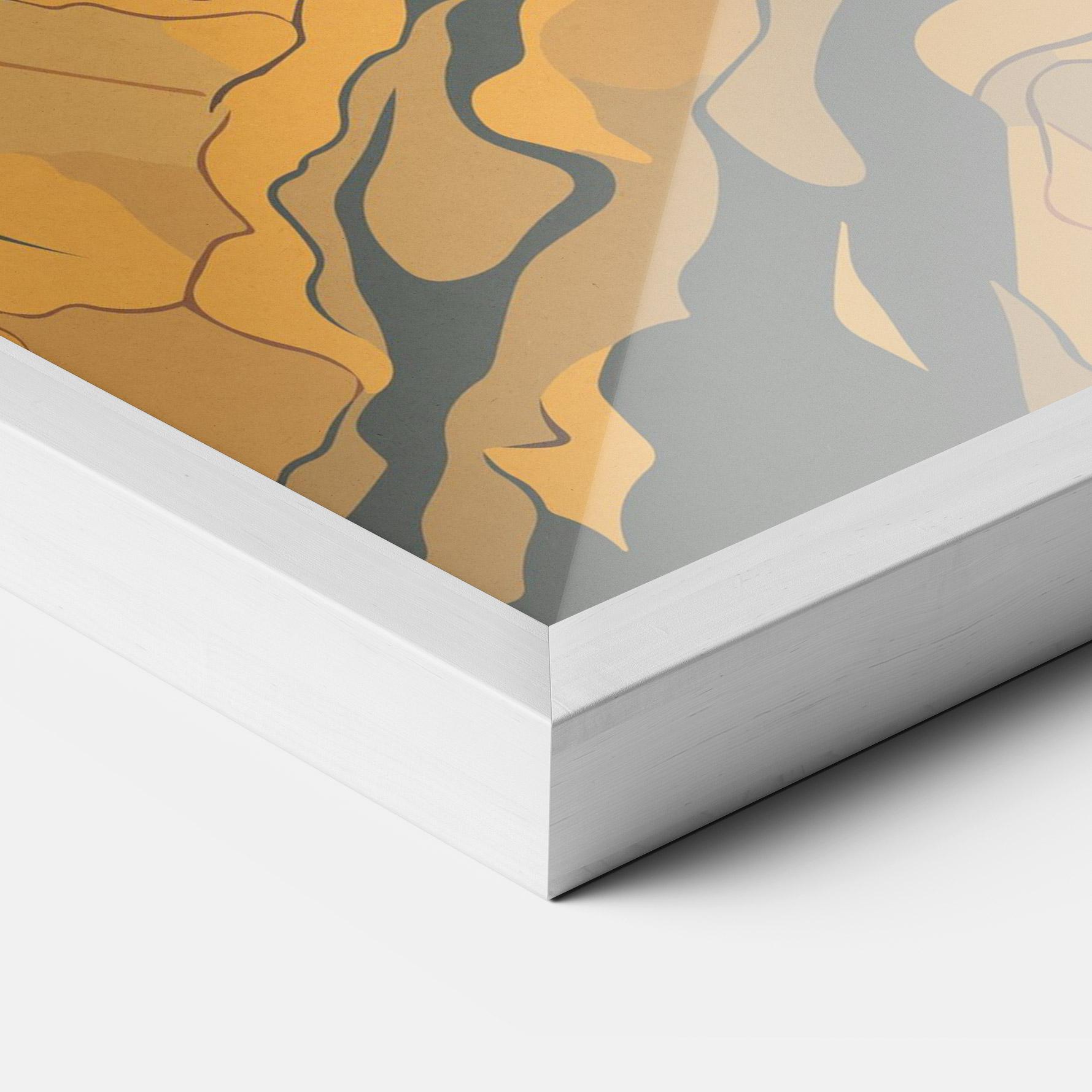 Keretezett Poszter Sunset Jesus mockup 3