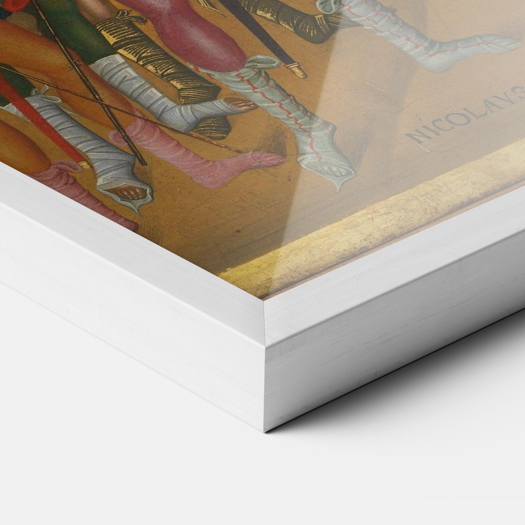 Keretezett Poszter Walking With Cross mockup 3