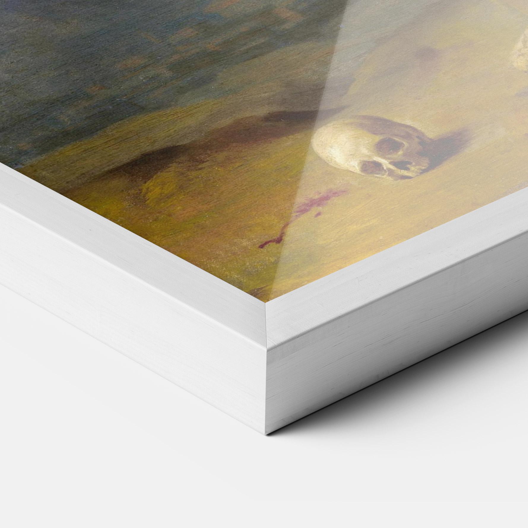 Keretezett Poszter Yellow Cross mockup 3