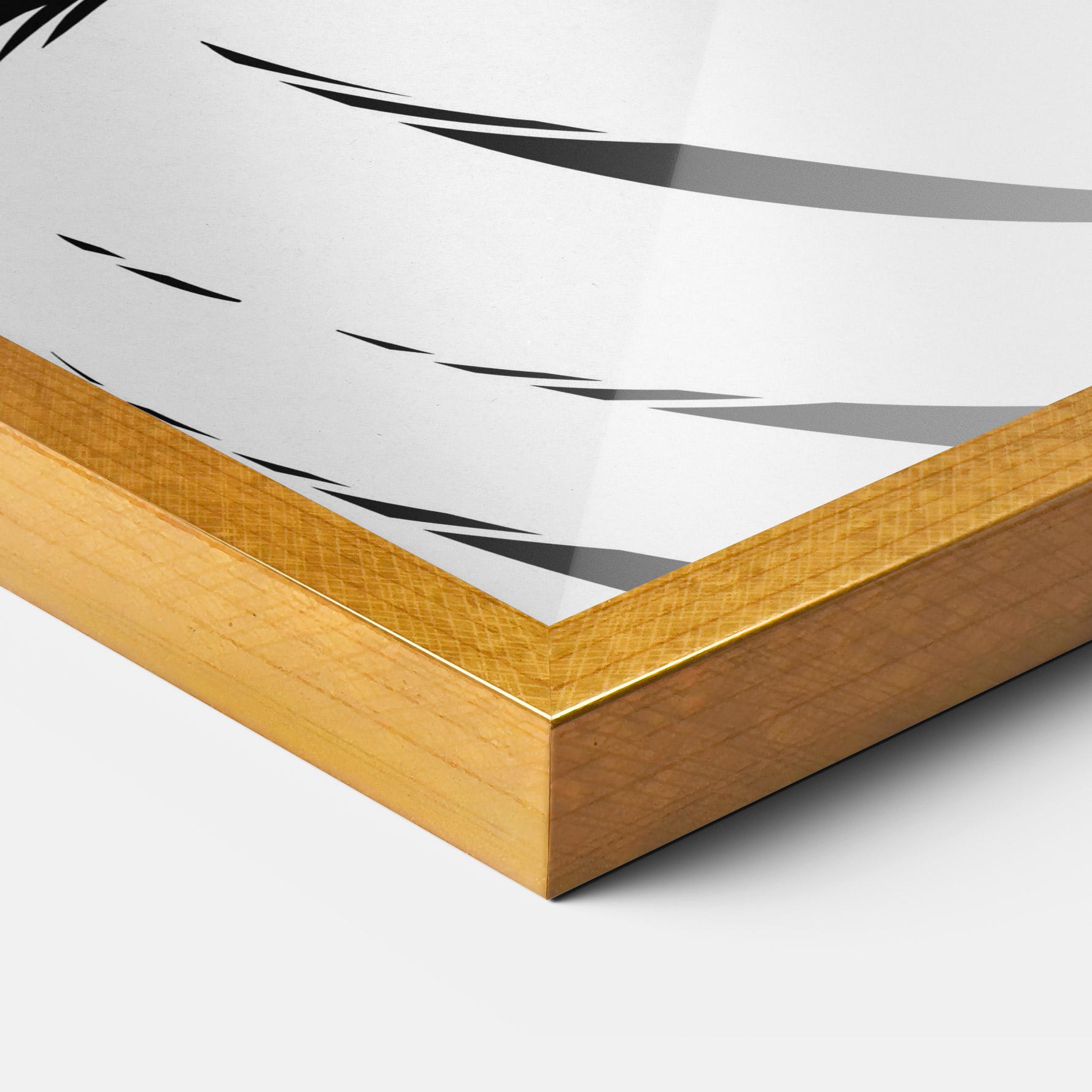 Keretezett Poszter Black White Jesus mockup 3