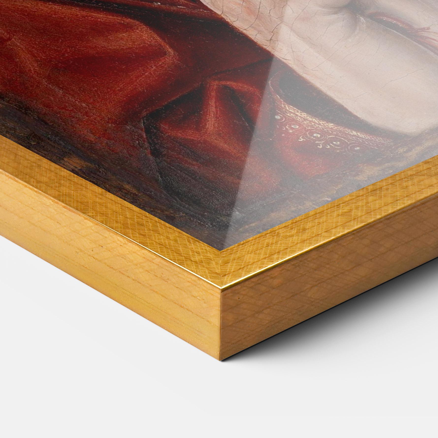 Keretezett Poszter Blood Hand Jesus mockup 3