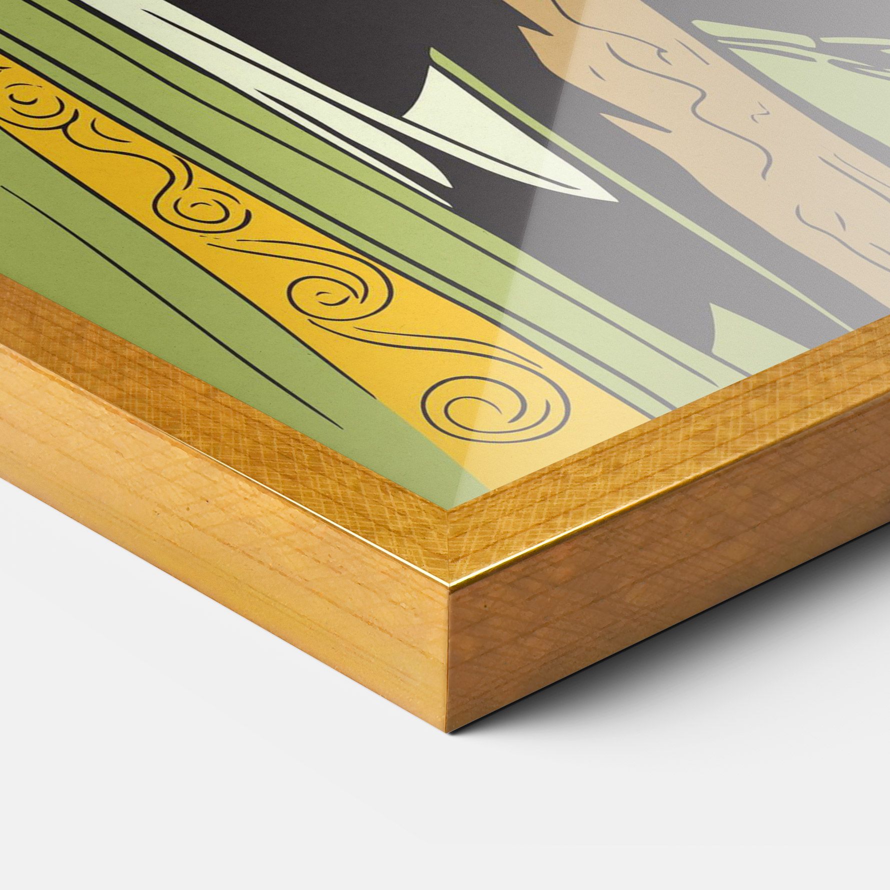 Green Jesus mockup 3