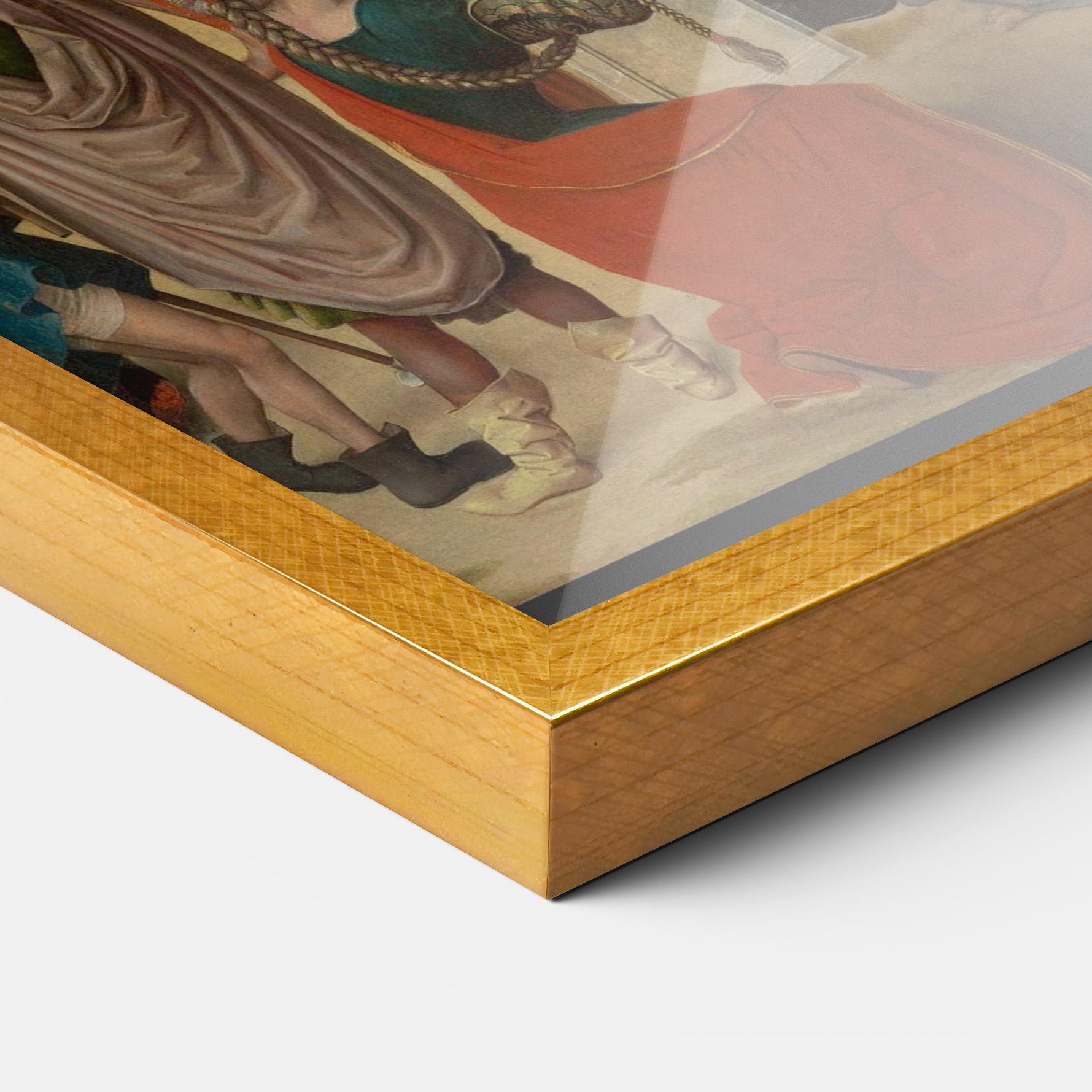 Keretezett Poszter People Holding Cross mockup 3